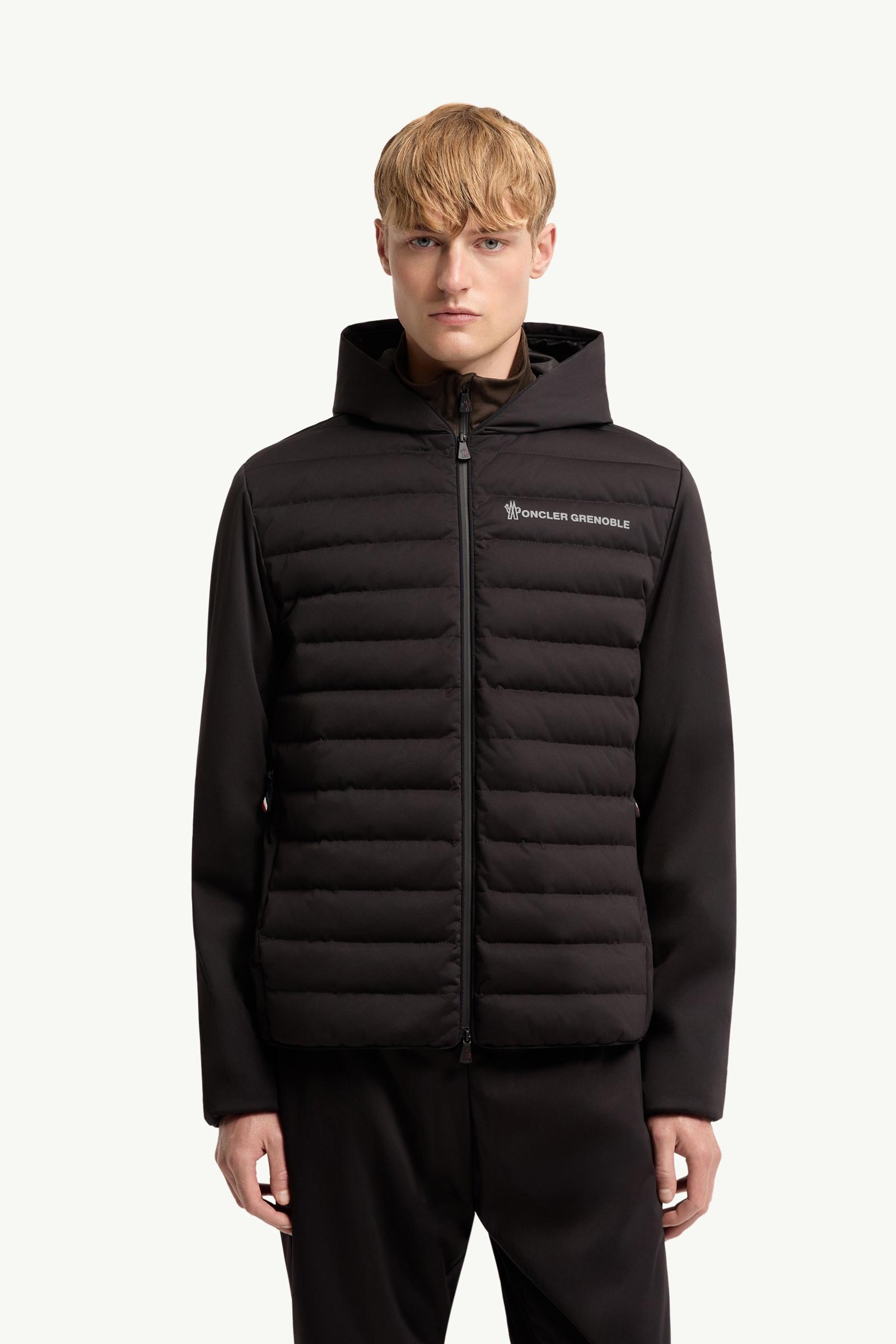 Black Padded Zip-Up Sweatshirt - Mid-Layers for Men | Moncler ES