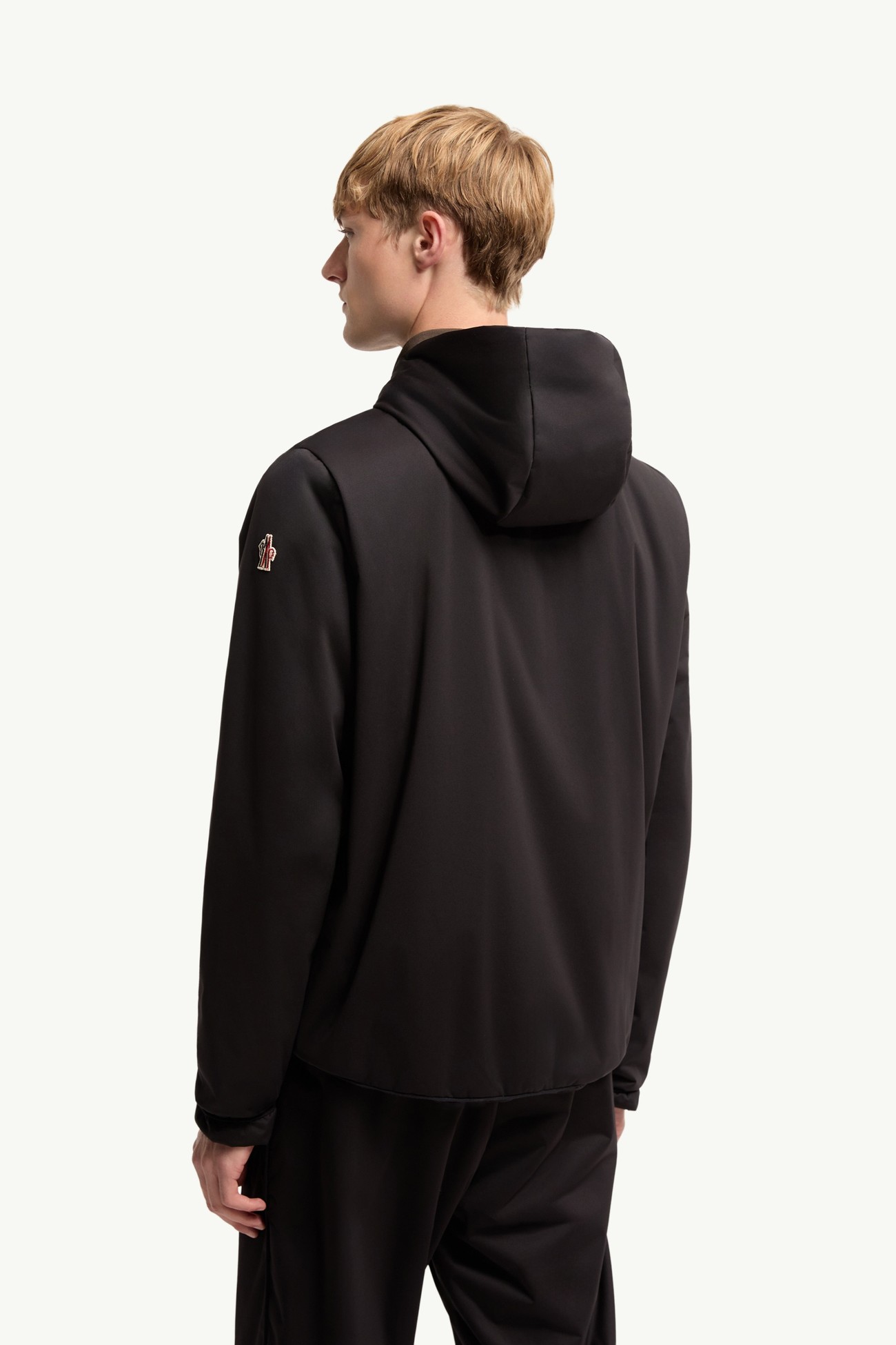 Felpa imbottita con zip Uomo Nero Moncler 4