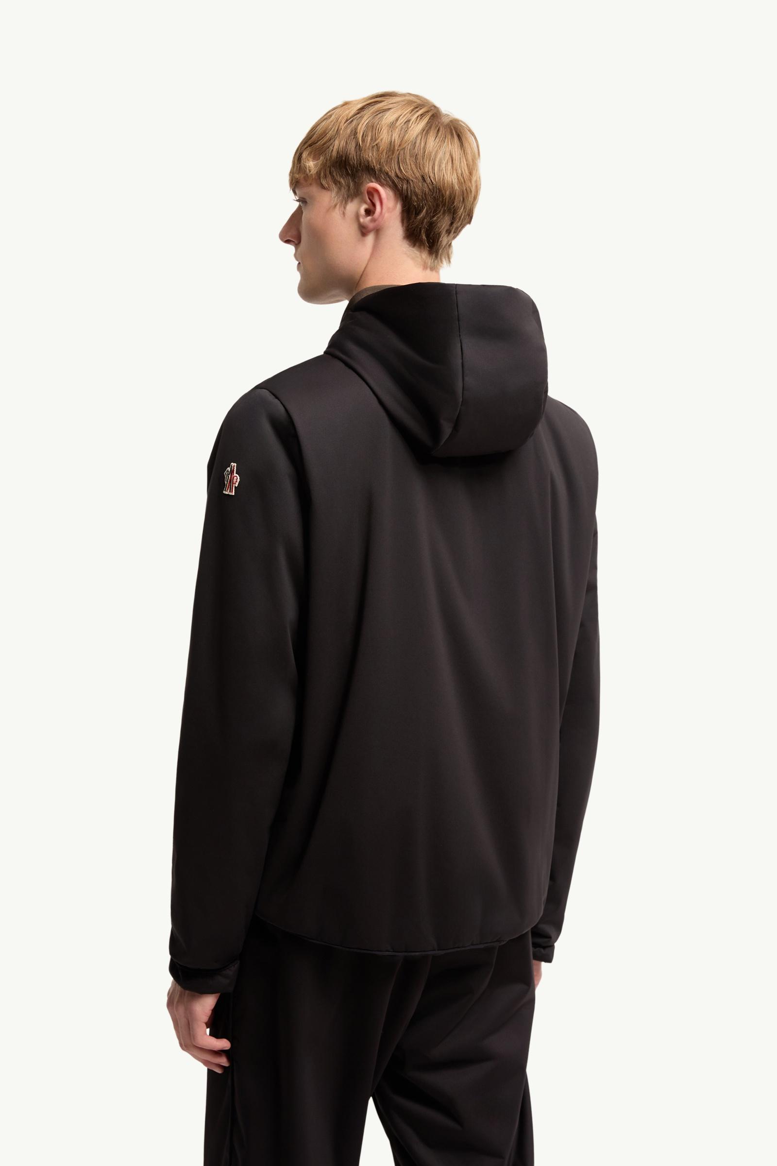 Black Padded Zip-Up Sweatshirt - Mid-Layers for Men | Moncler ES