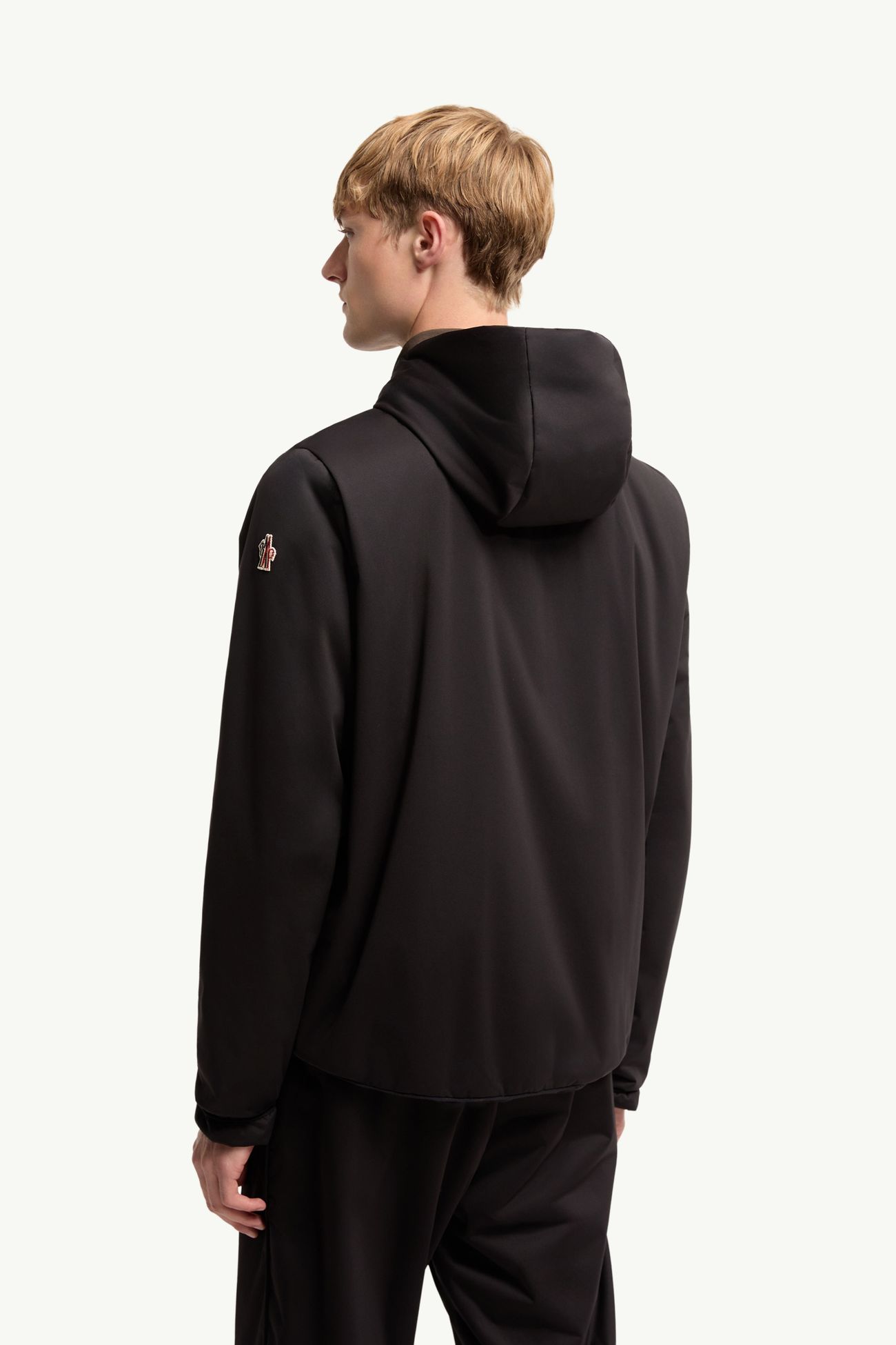 男士加衬拉链连帽卫衣 男士 黑色 Moncler 4