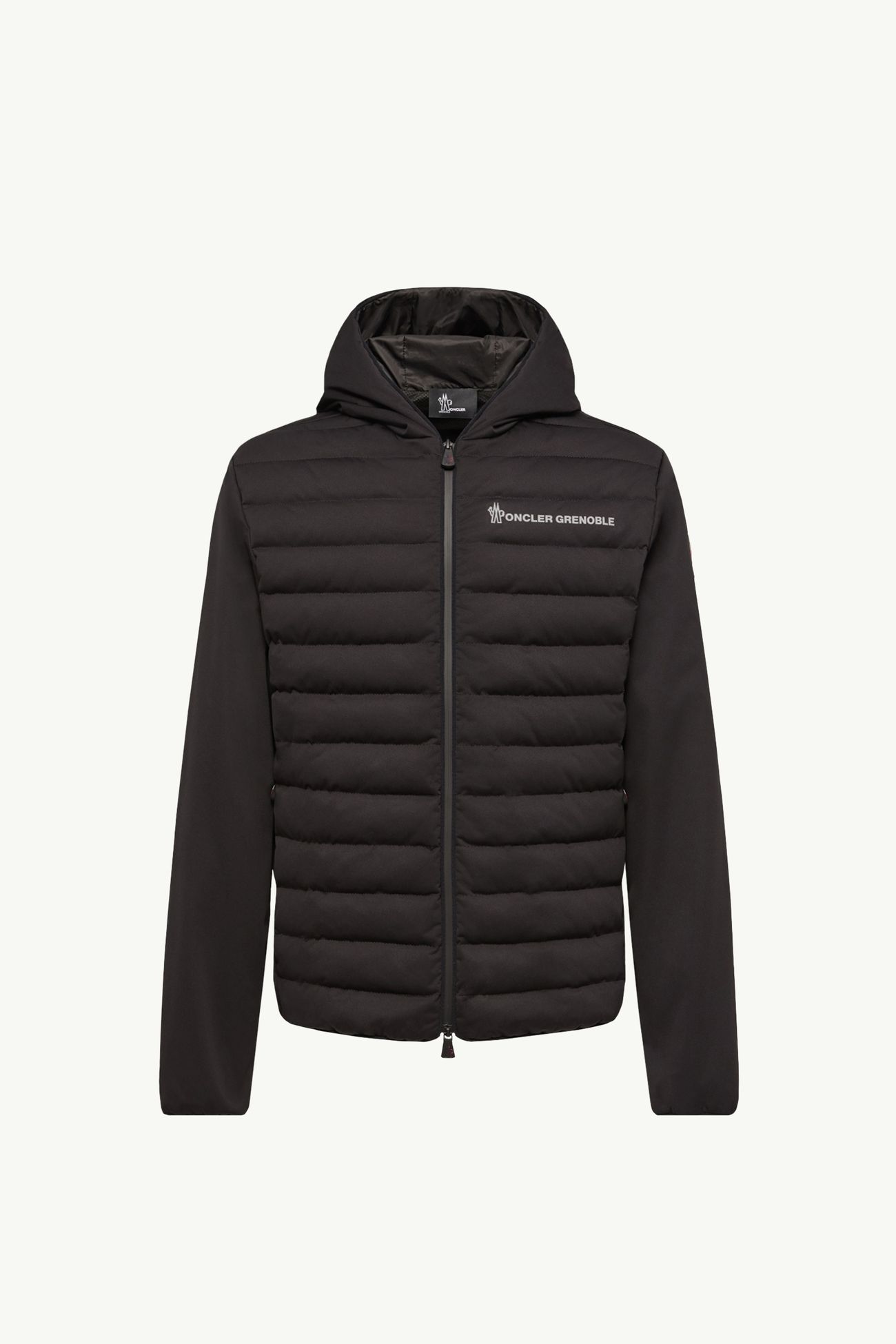 Padded Zip-Up Sweatshirt Men Black Moncler 2
