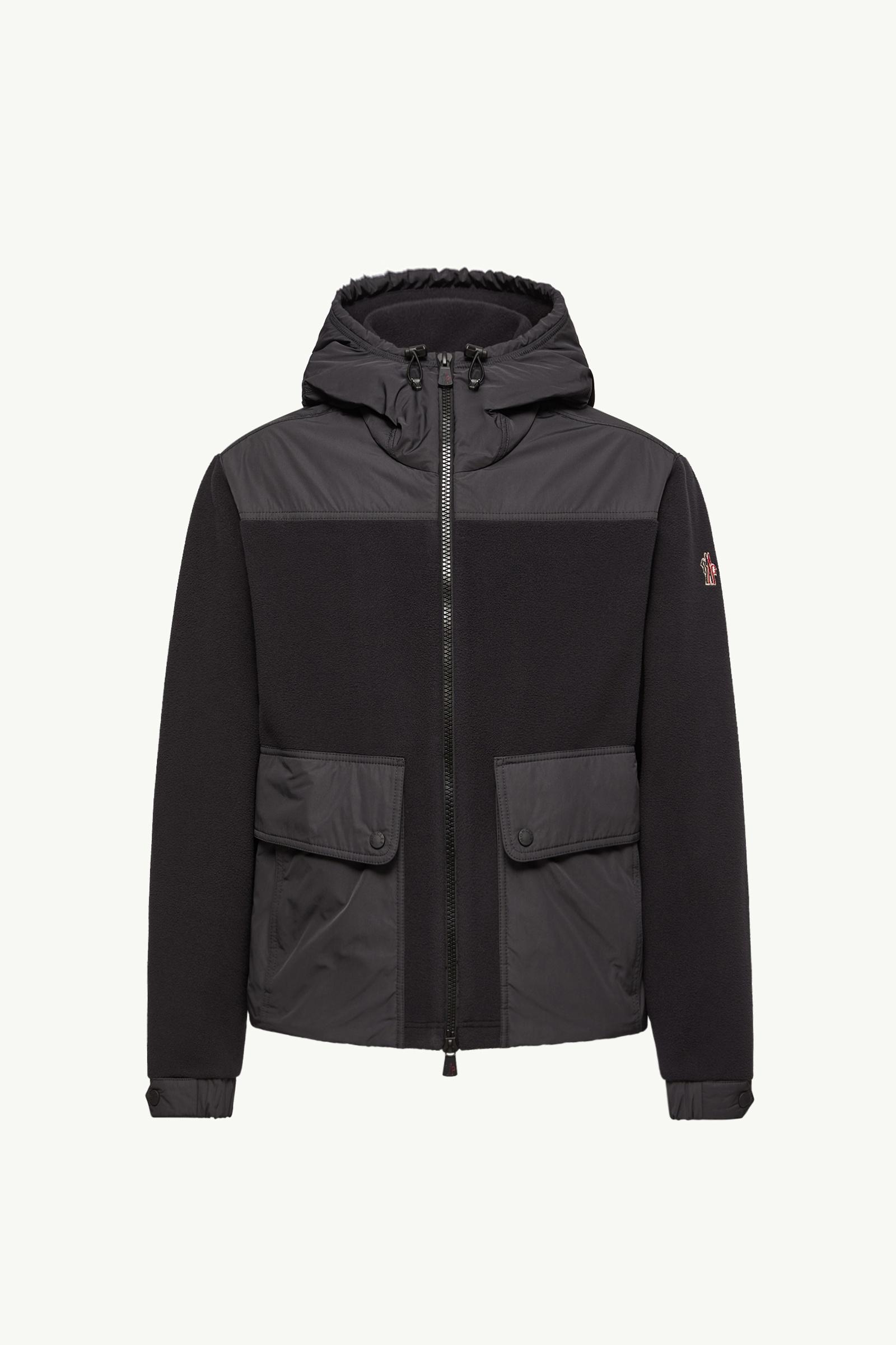 Polartec® Zip-Up Hoodie Men Black Moncler, 1 of 0