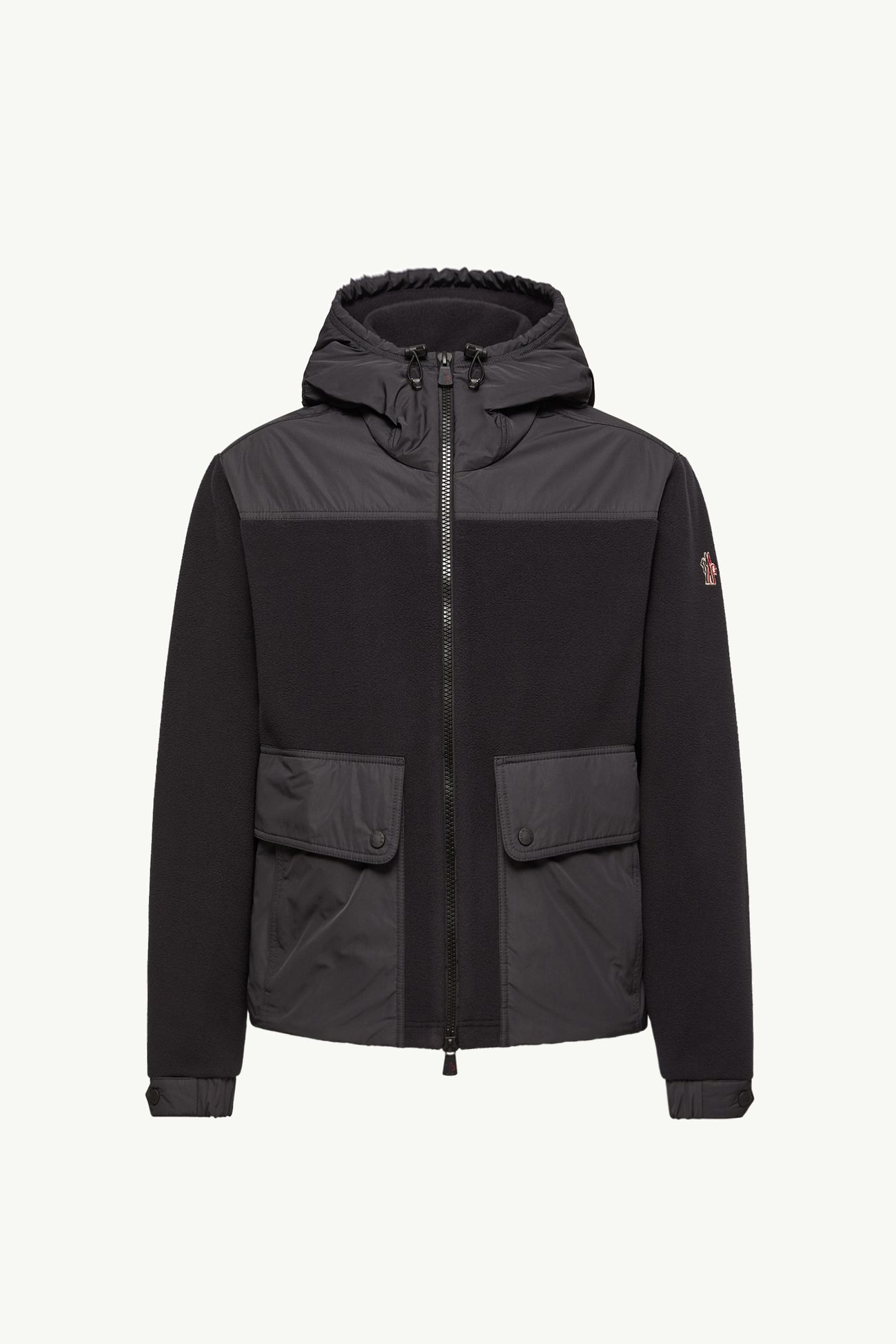 Polartec® Zip-Up Hoodie Men Black Moncler 2