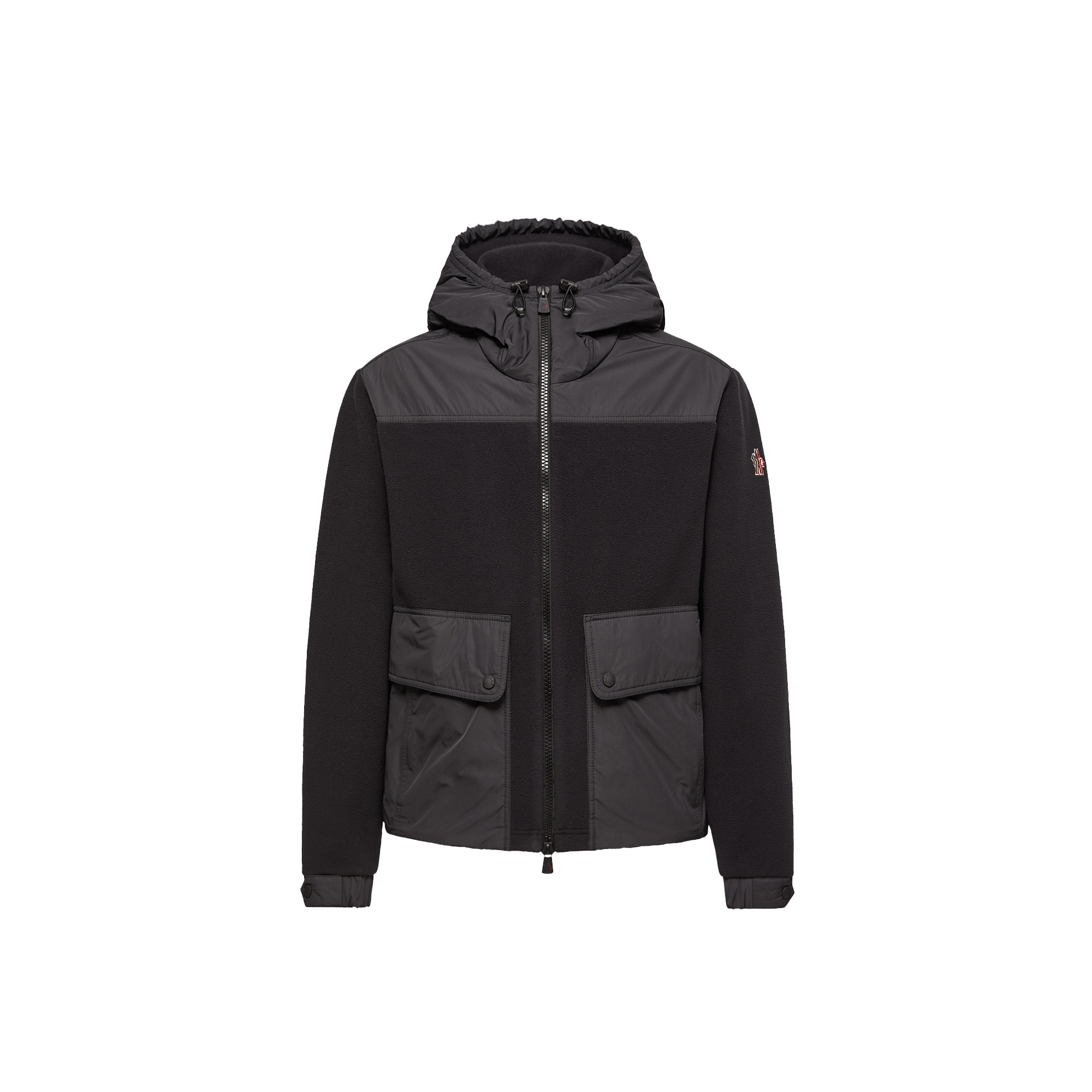 Moncler Zip-Up Polartec Cardigan - Male - Fleece Jackets - Black - S - Sport - Image 6