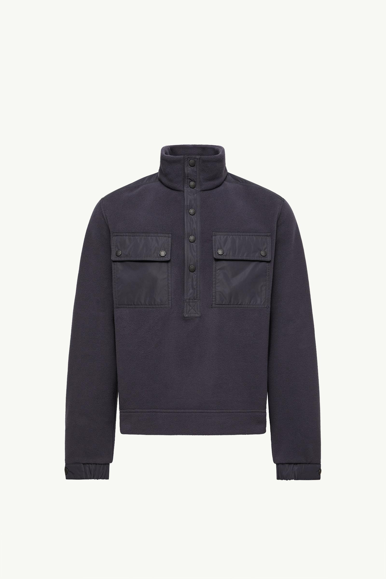 Polartec® Zip-Up Sweatshirt Men Dark Blue Moncler, 1 of 0