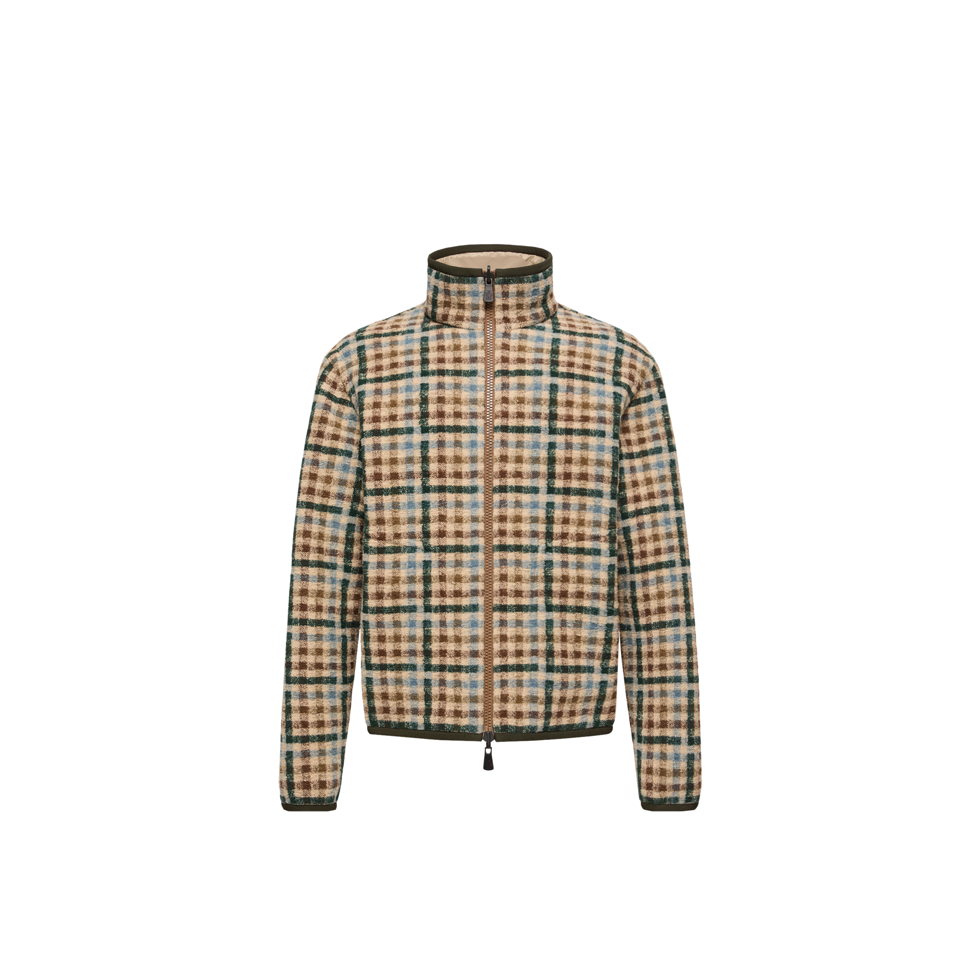 Moncler Reversible Teddy Zip-Up Sweatshirt - Male - Fleece Jackets - Beige - Xl - Sport - Image 4