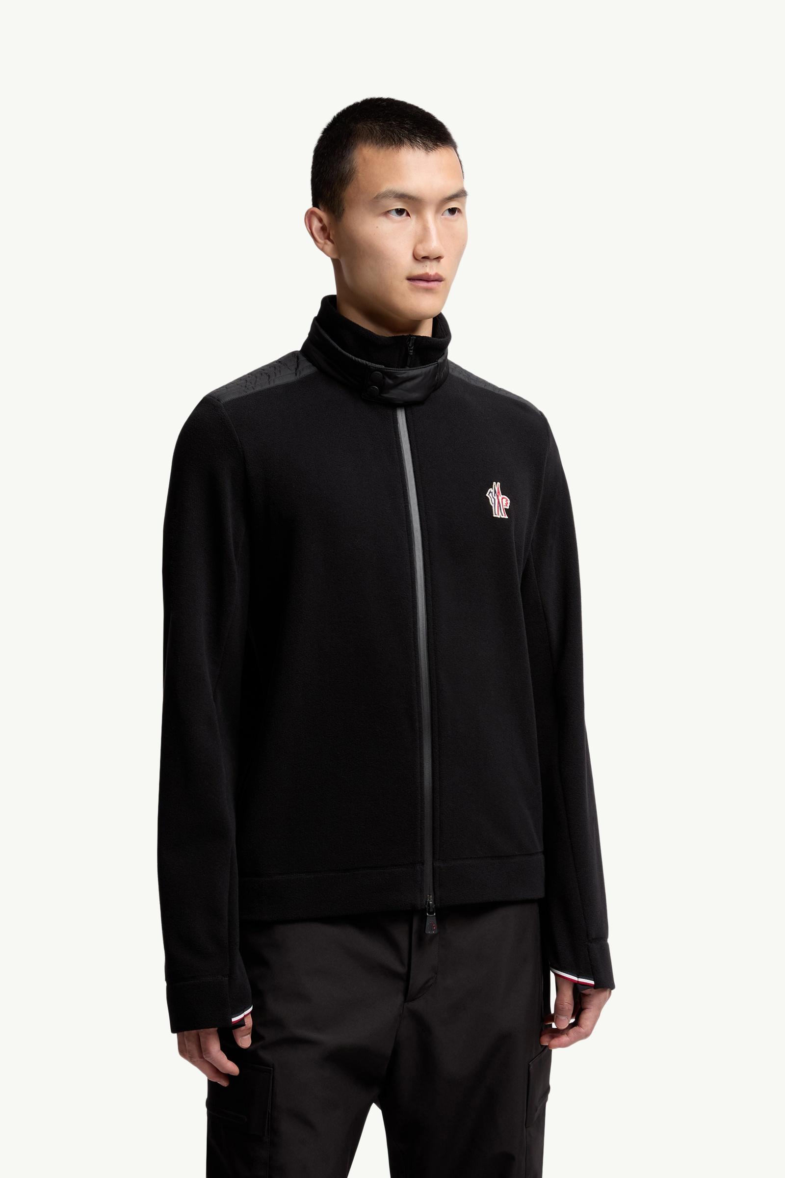 MONCLER BLACKジップアップジャケット MONCLER BLACKジップアップジャケット Moncler ジップアップ シャツ