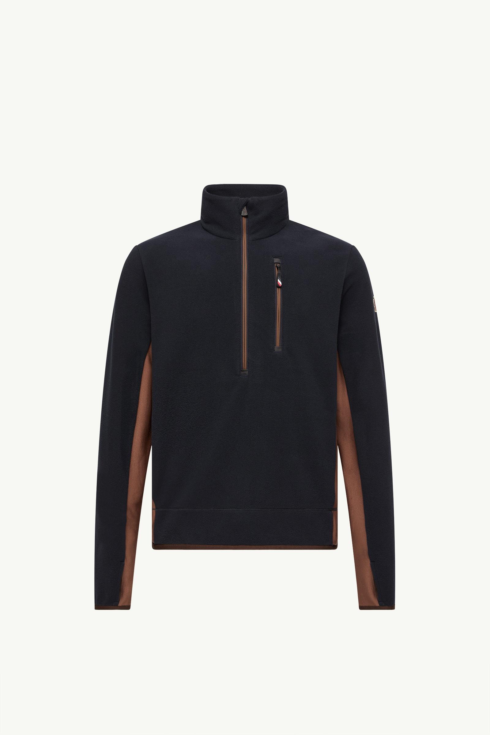 Half-Zip Polo Neck Men Navy Blue Moncler, 1 of 0