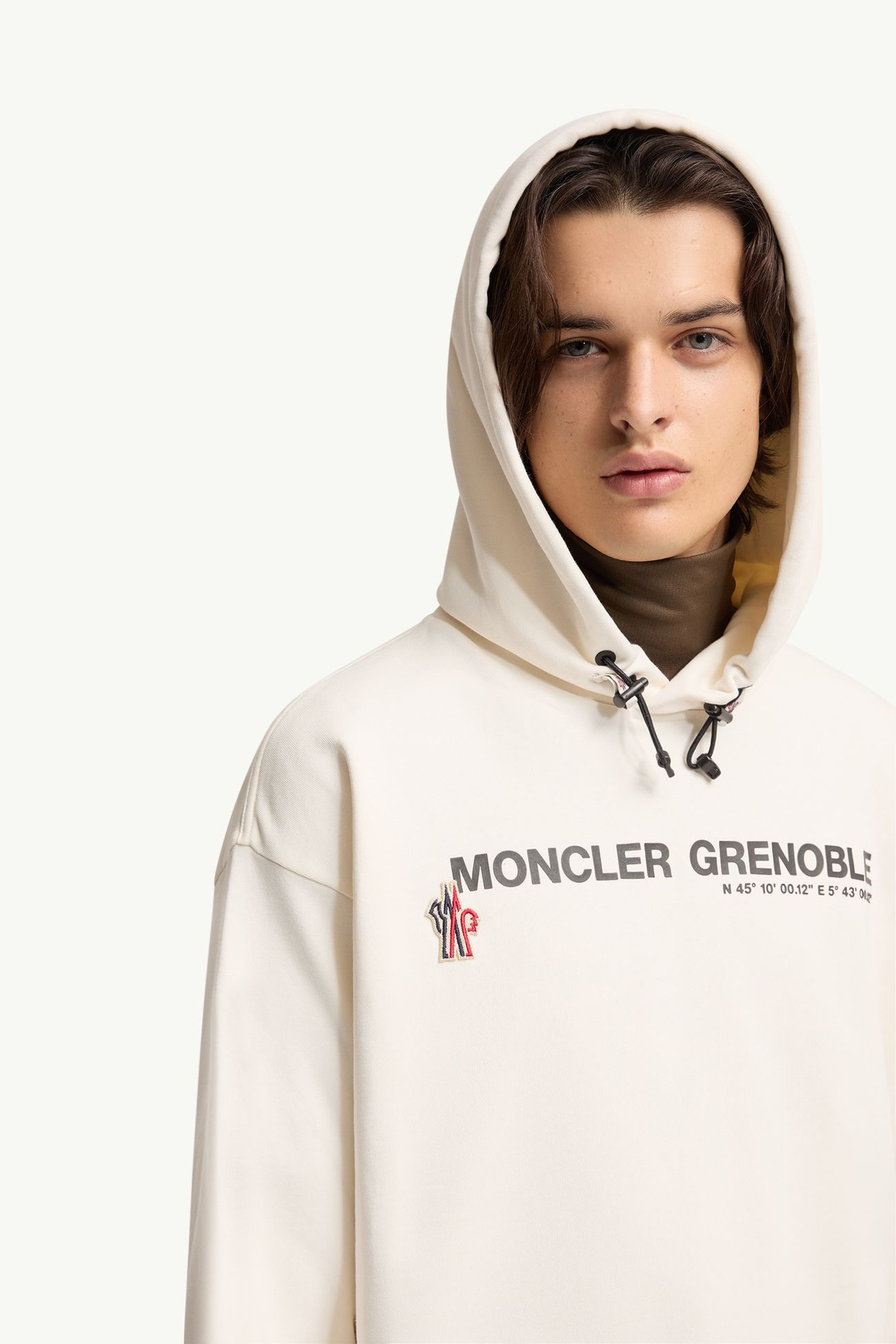 Coordinates男士标识棉质连帽卫衣 男士 白色 Moncler 5