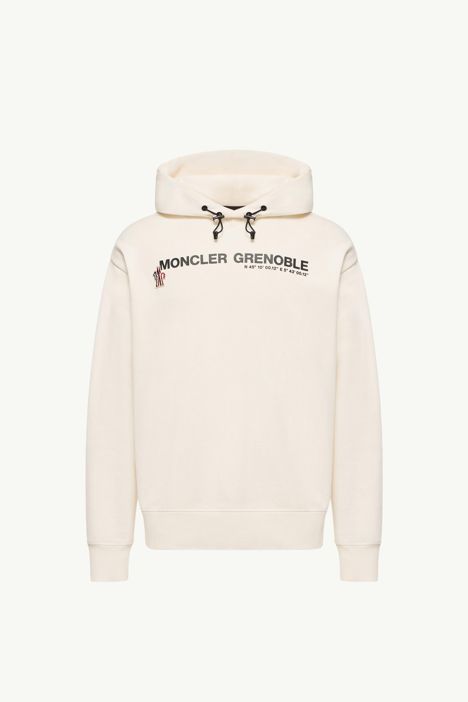 Coordinates Logo Cotton Hoodie Men White Moncler, 1 of 0