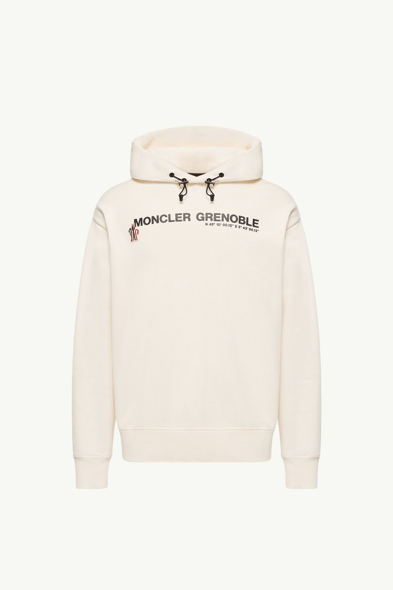 Coordinates Logo Cotton Hoodie Men White Moncler 2
