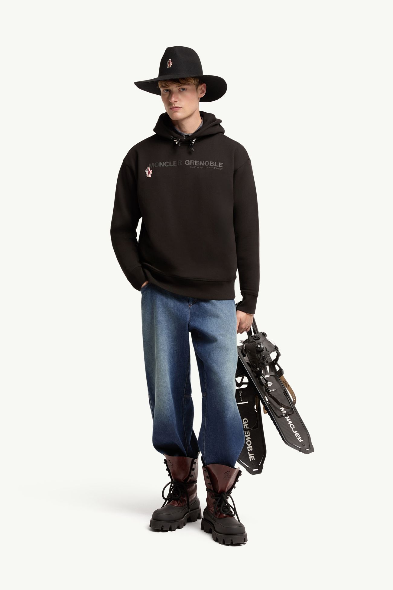 フーディー メンズ ブラック Moncler 0