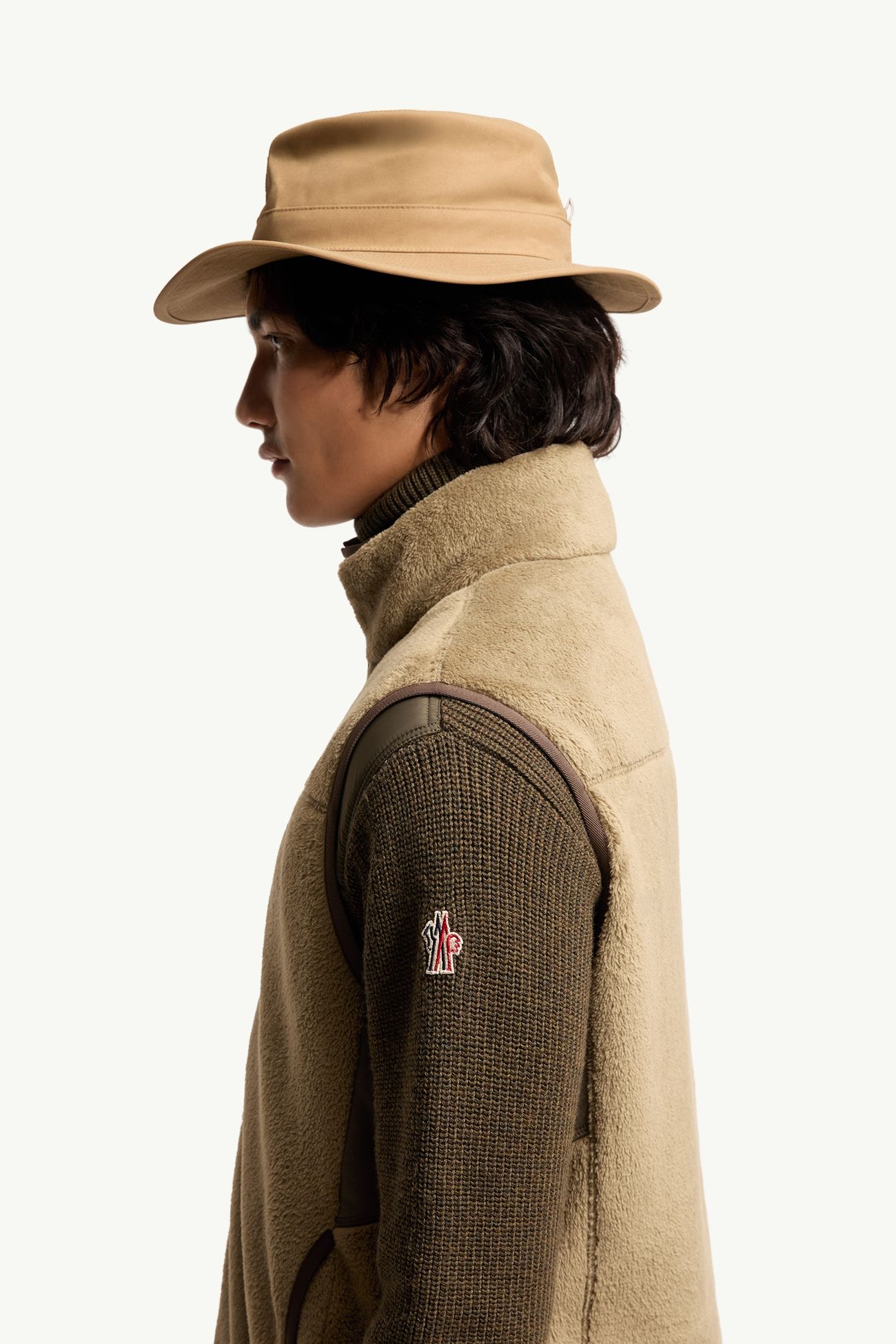 Polartec® Gilet Men Light Brown Moncler 1