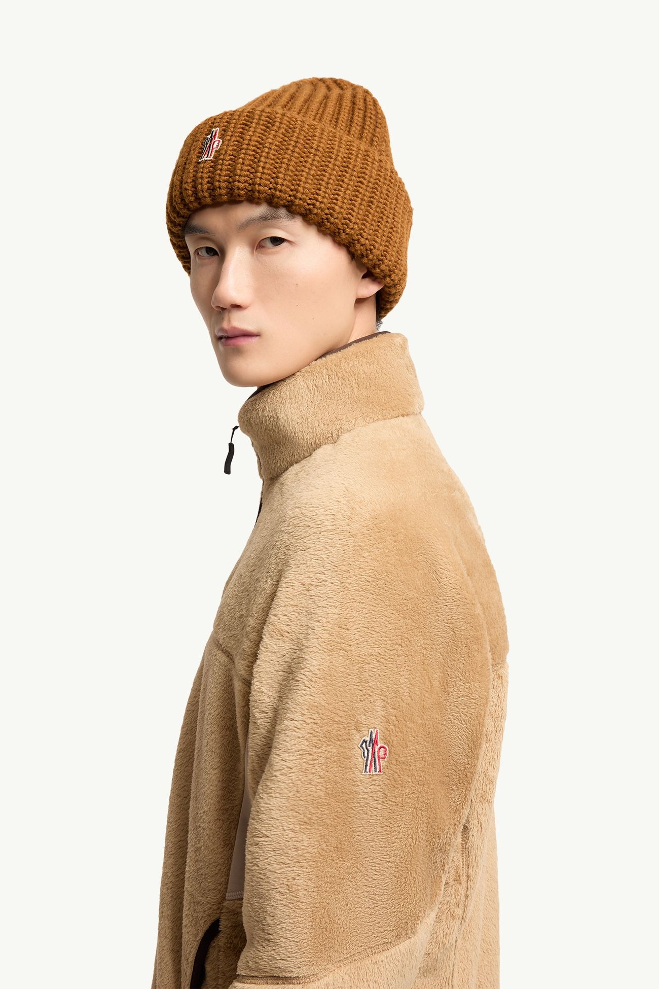 Polartec® Sweatshirt Men Camel Beige Moncler 1