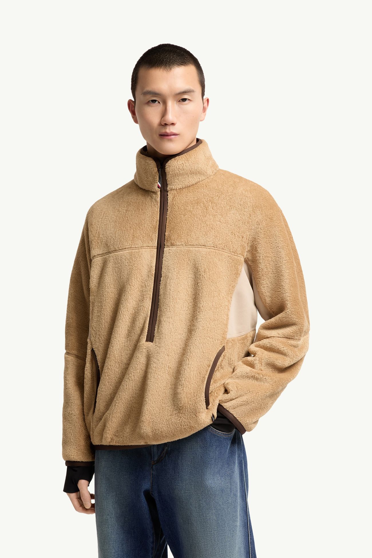 Sudadera Polartec® Hombre Beige Camel Moncler 3