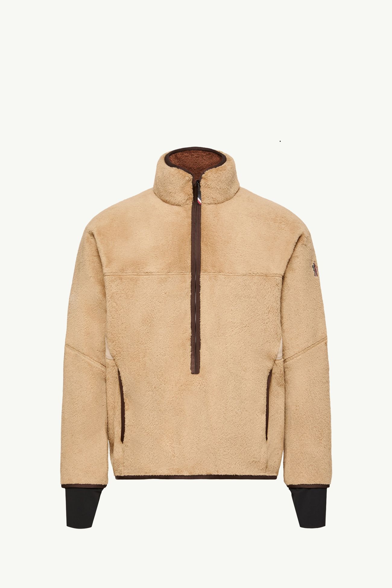 Polartec® Sweatshirt Men Camel Beige Moncler 2