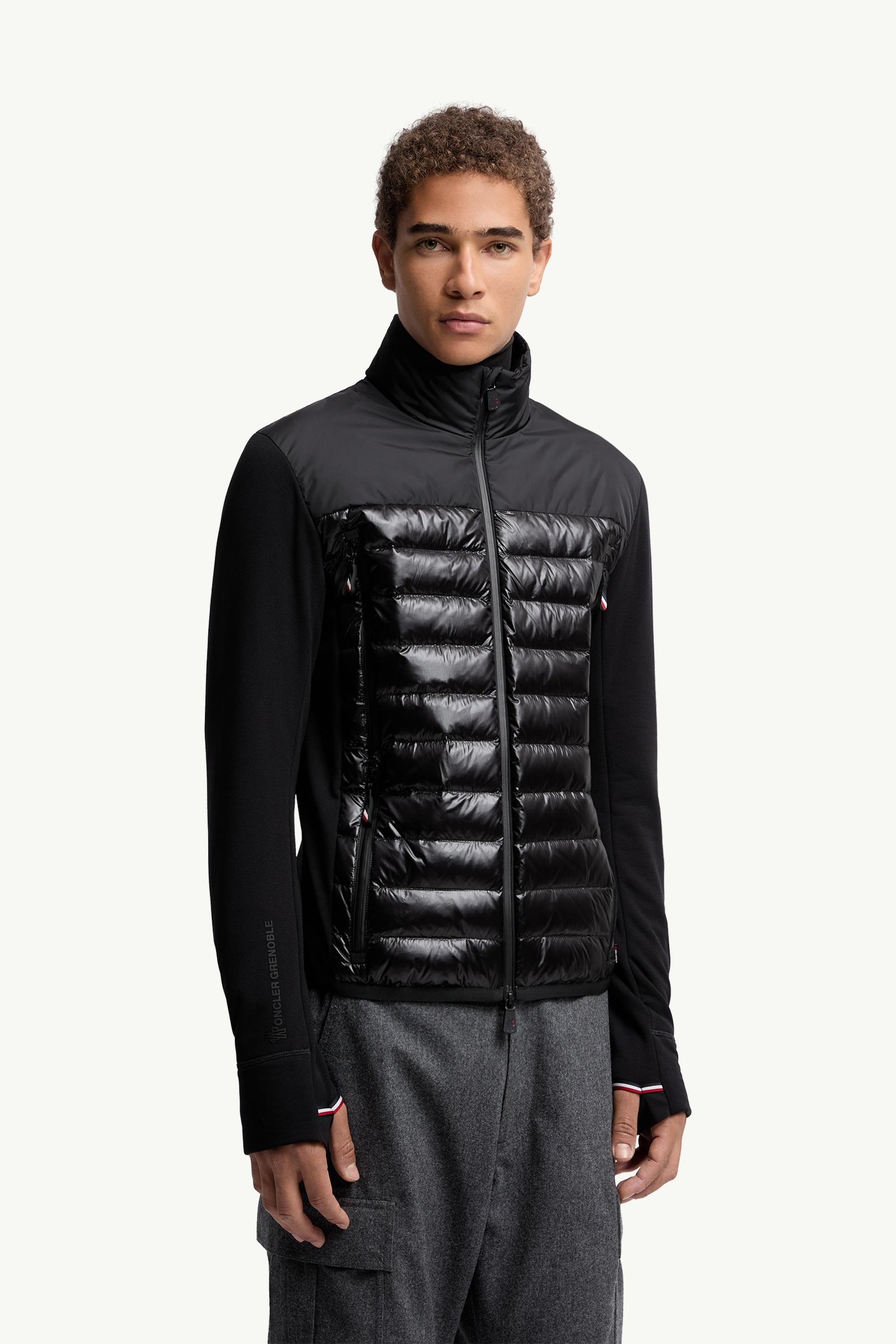 Black Padded Polartec® Zip-Up Sweatshirt - Mid-Layers for Men