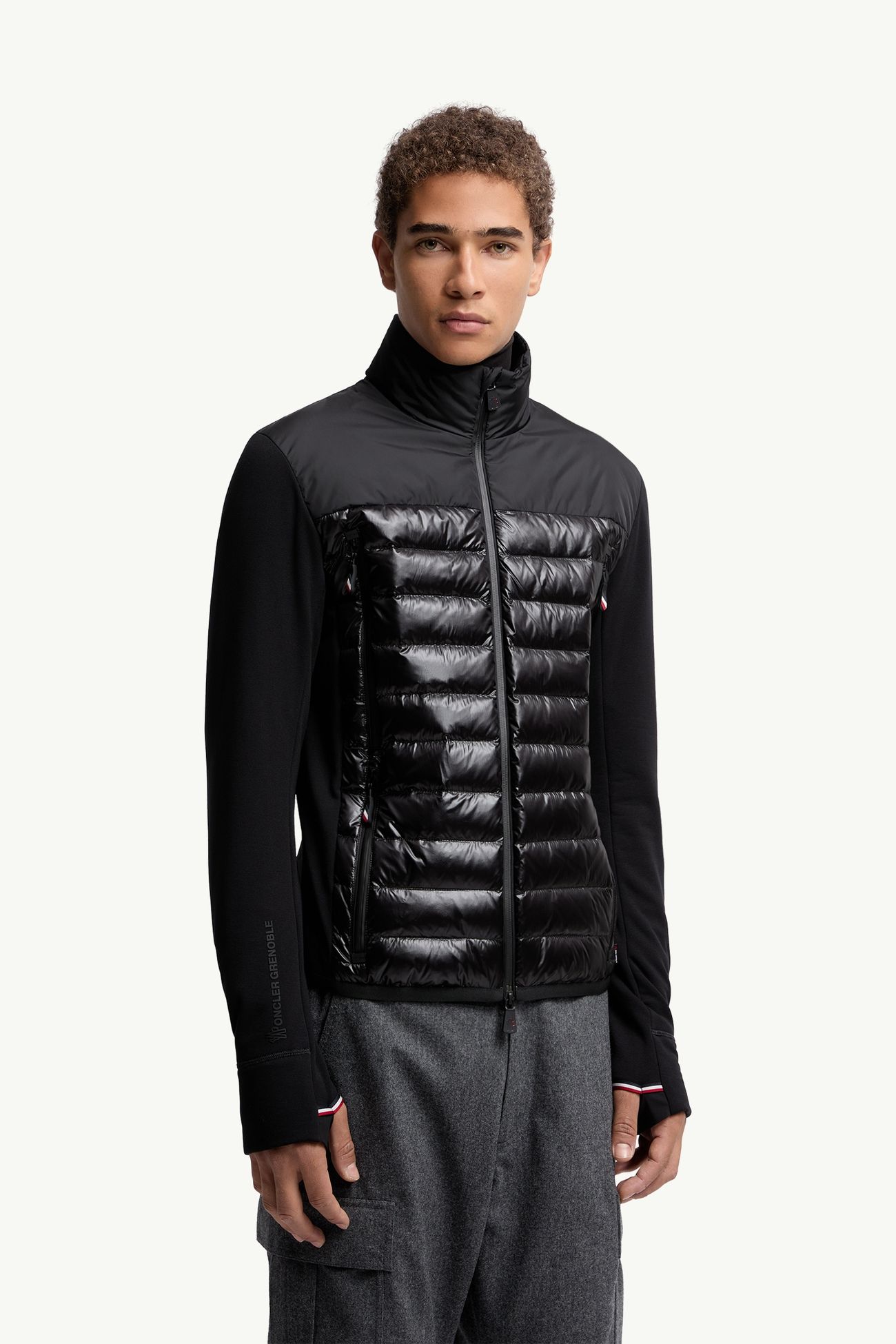 Felpa imbottita in Polartec® Uomo Nero Moncler 3