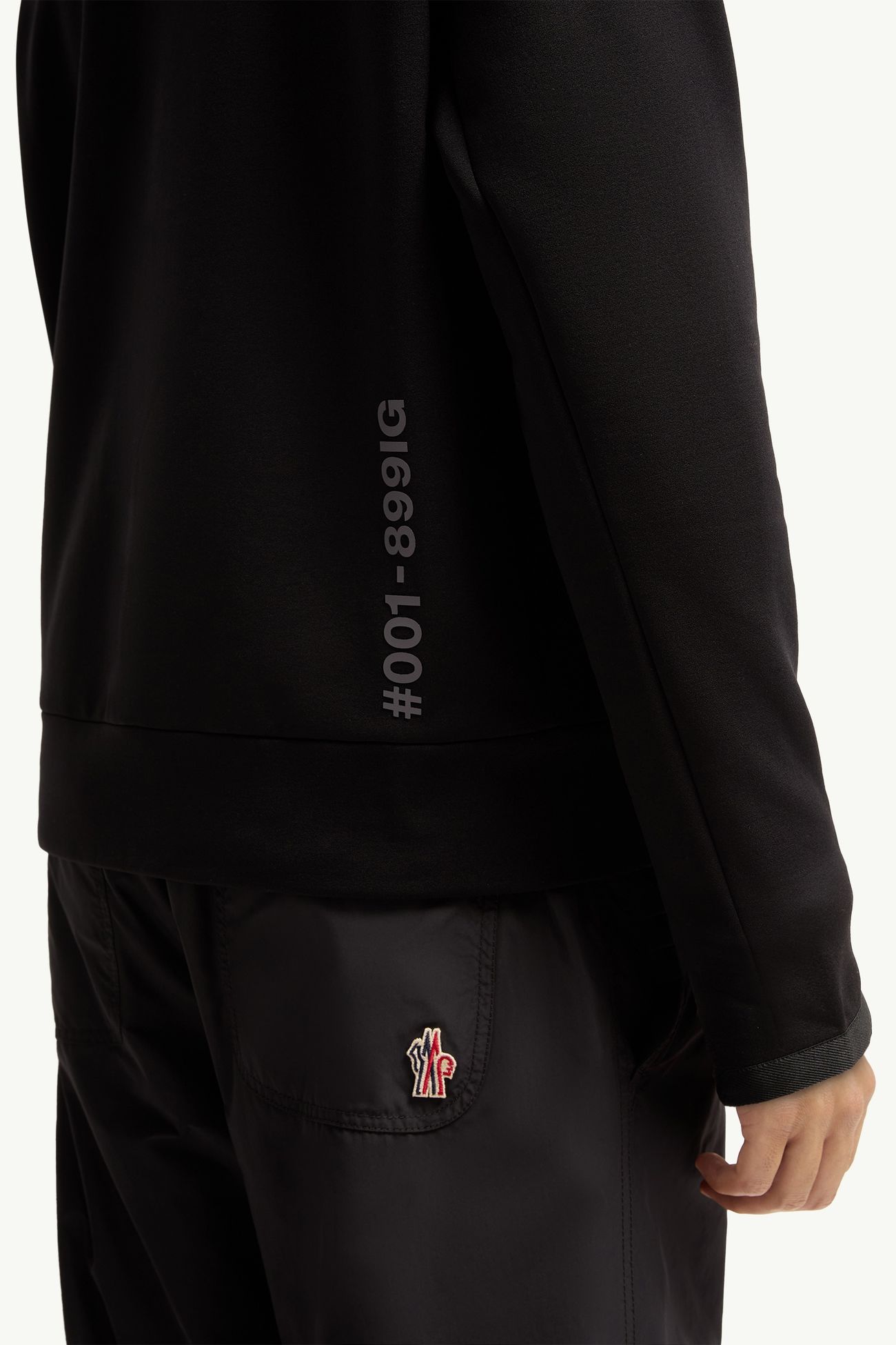 Logo Polartec® Hoodie Men Black Moncler 5