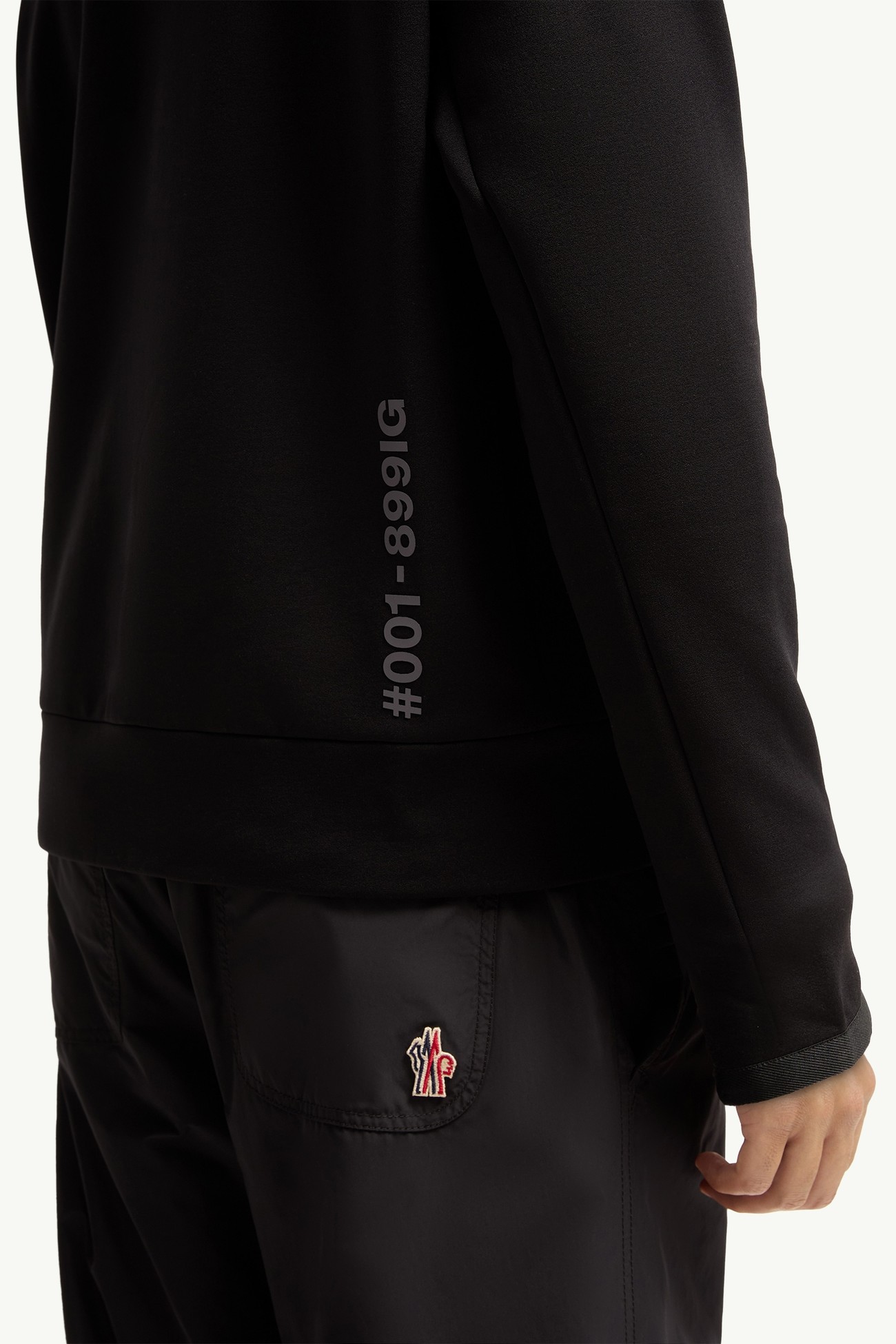 Logo Polartec® Hoodie Men Black Moncler 5