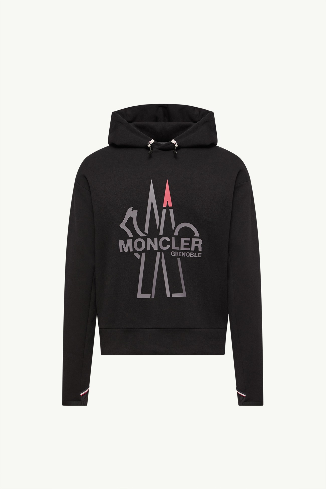 Logo Polartec® Hoodie Men Black Moncler 2