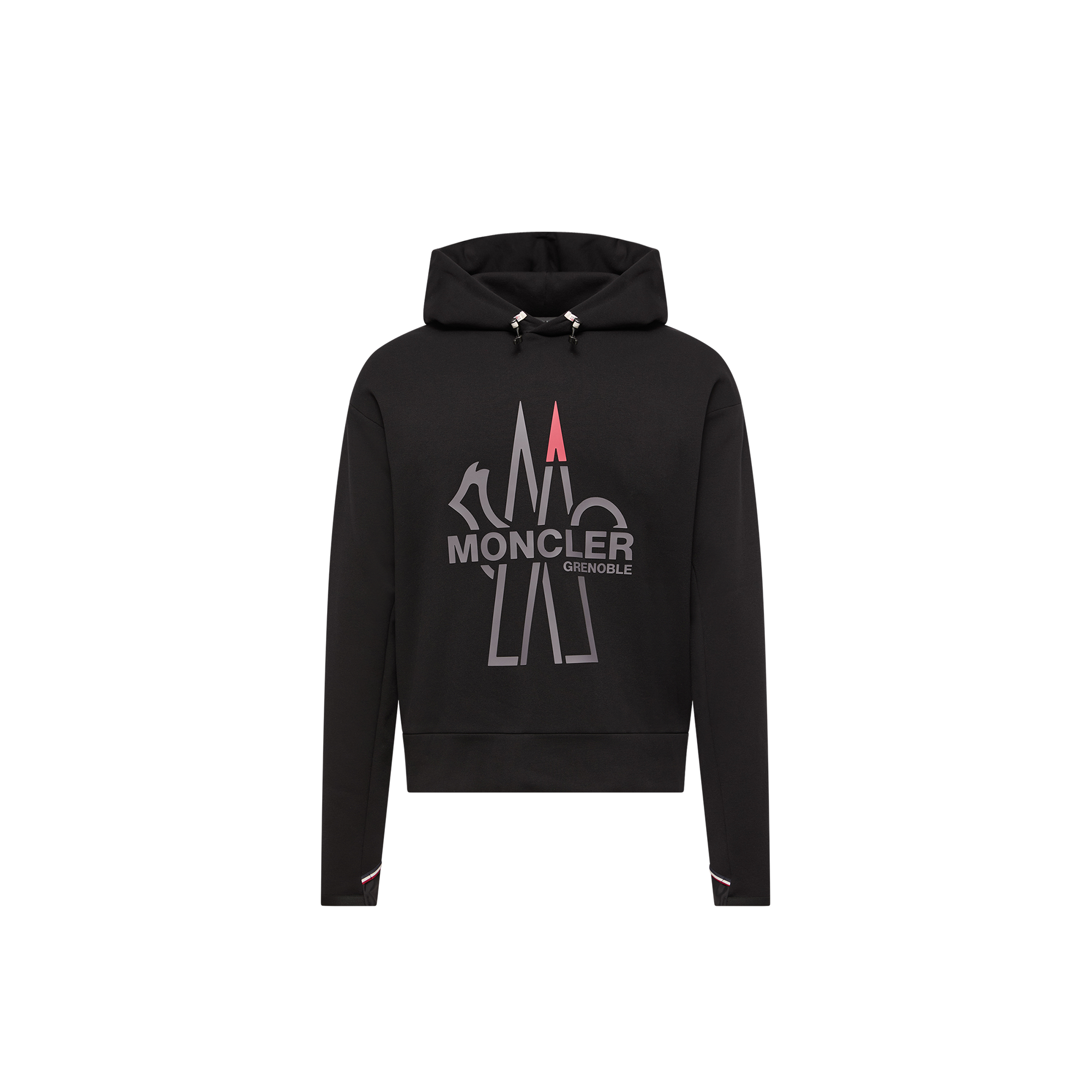 Moncler Grenoble Oversize Grenoble Logo Hoodie Black, Size Xl, Circle Fashion - Image 3