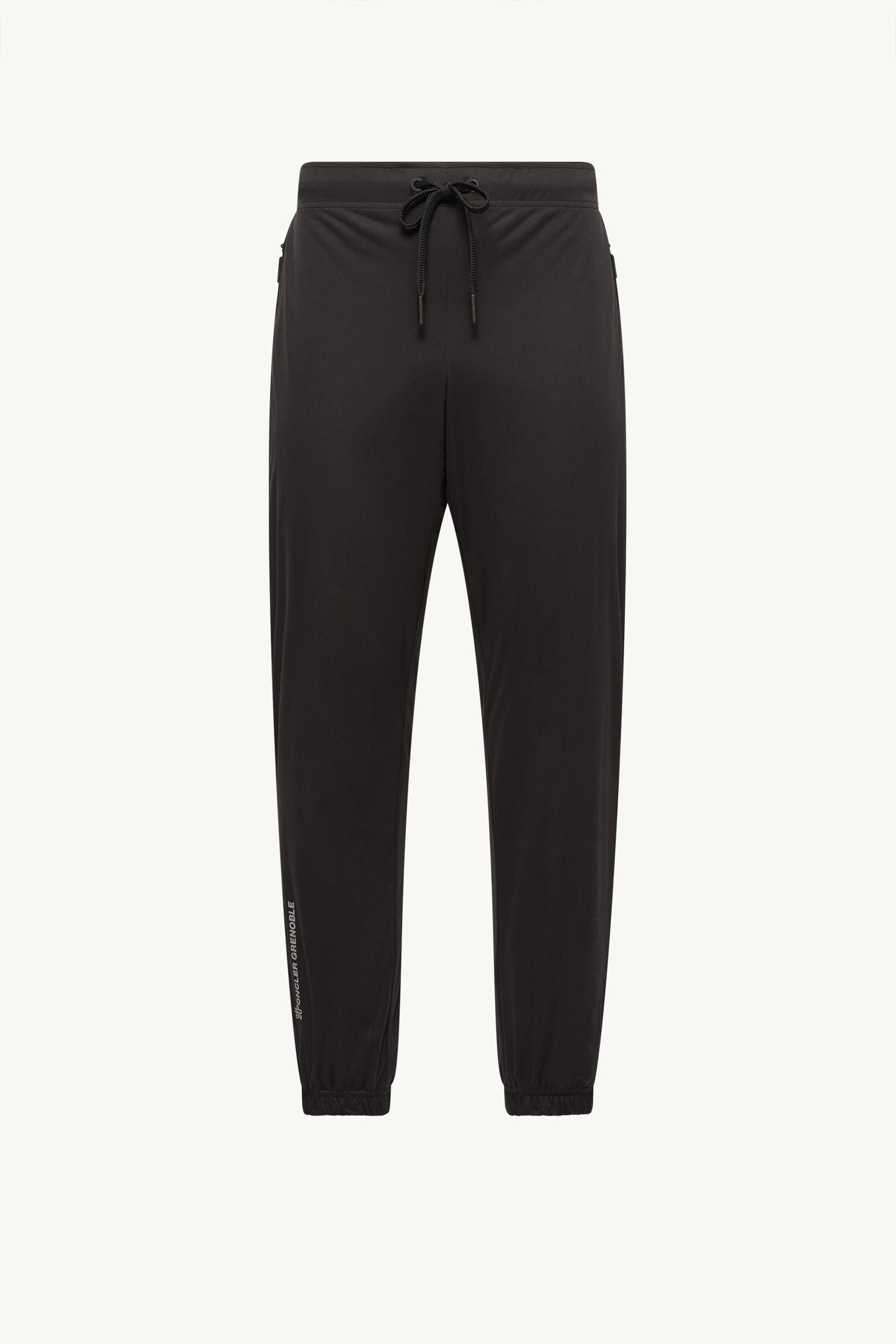 Logo Print Stretch Track Trousers Men Black Moncler, 1 of 0