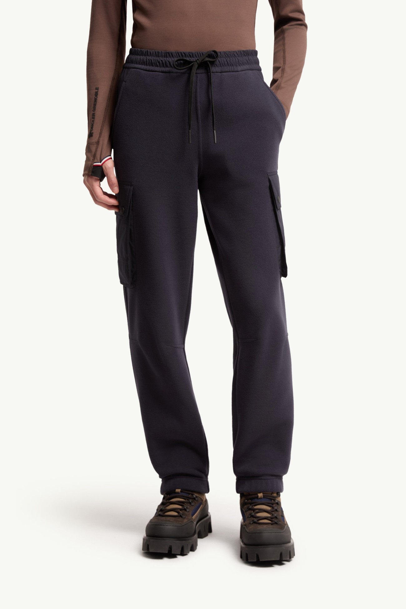 Polartec® Track Trousers Men Dark Blue Moncler 3