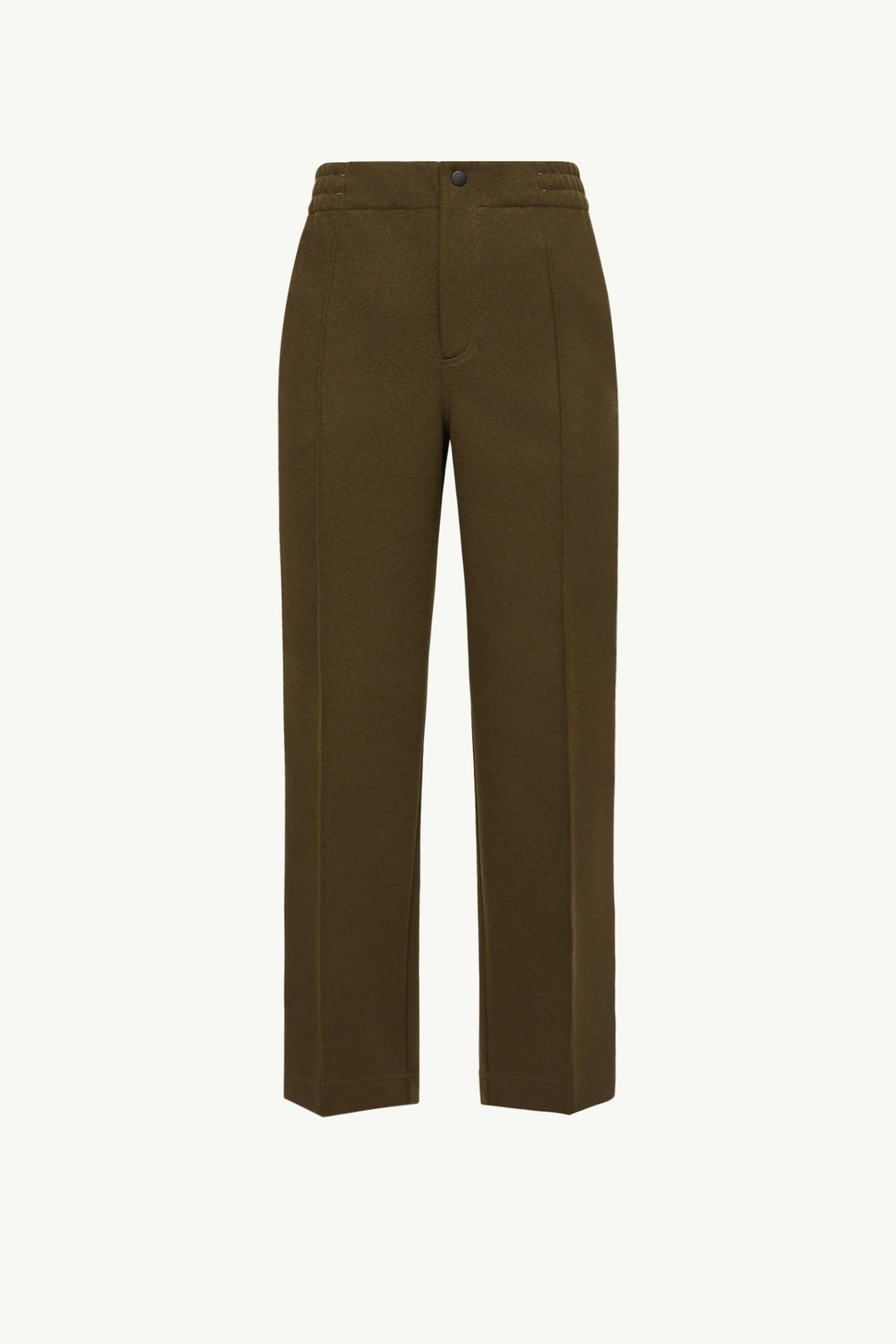 Pantalon de survêtement à logo embossé Hommes Vert Olive Moncler 2