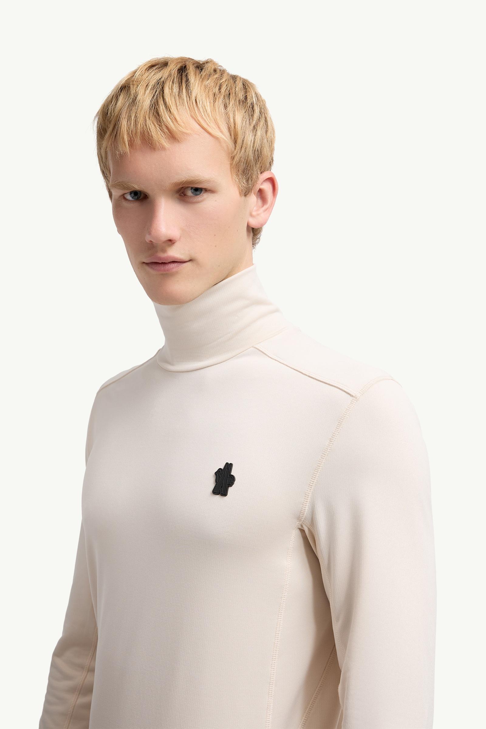 White Polartec® Turtleneck - Mid-Layers for Men | Moncler US