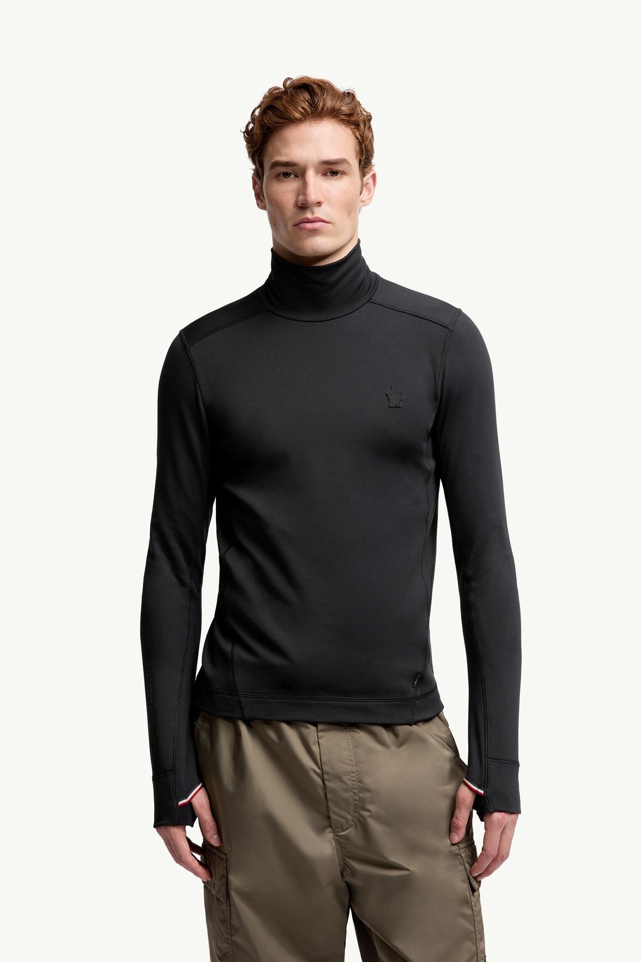 Polartec® Polo Neck Men Black Moncler 3