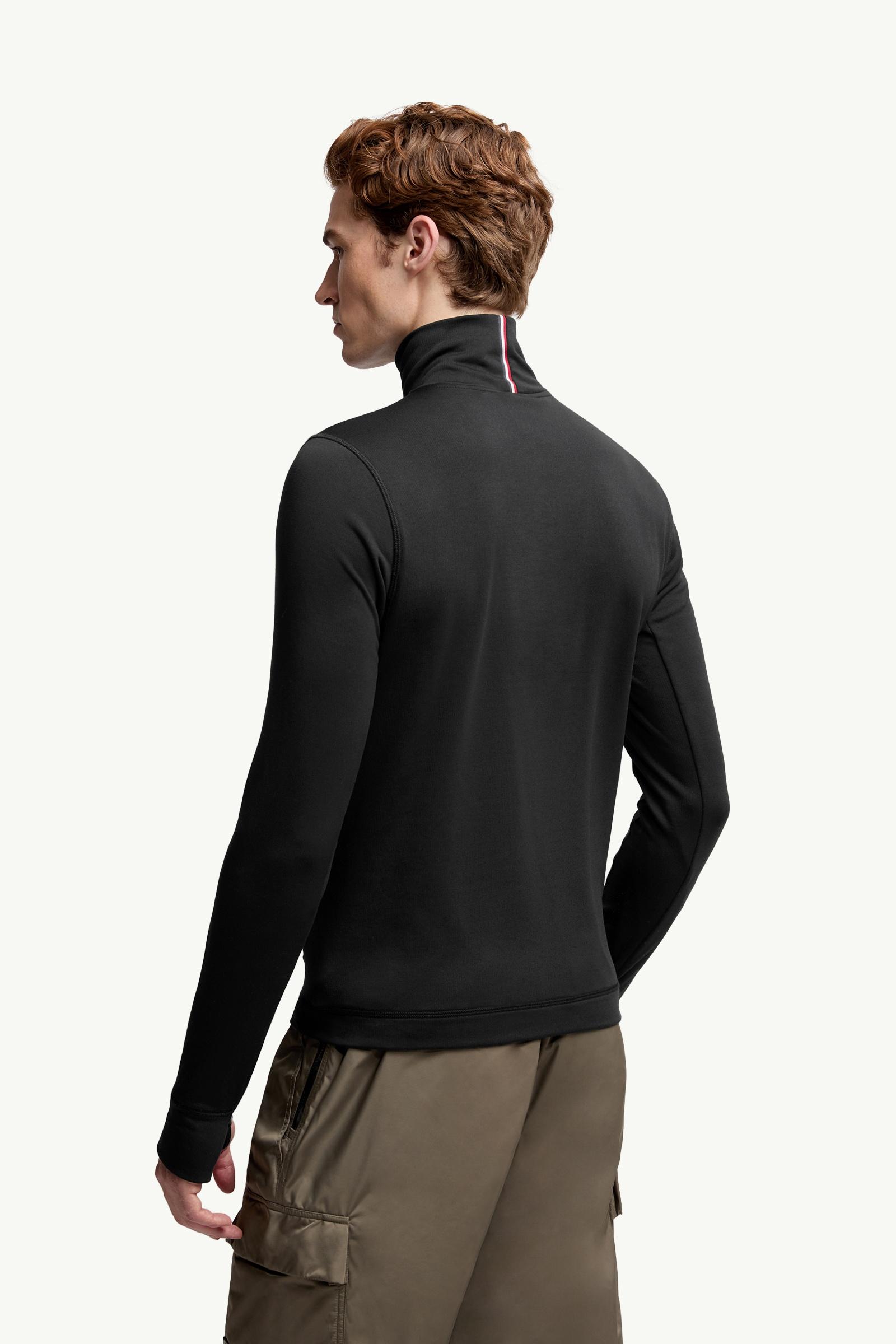 Black Polartec® Turtleneck - Mid-Layers for Men | Moncler US
