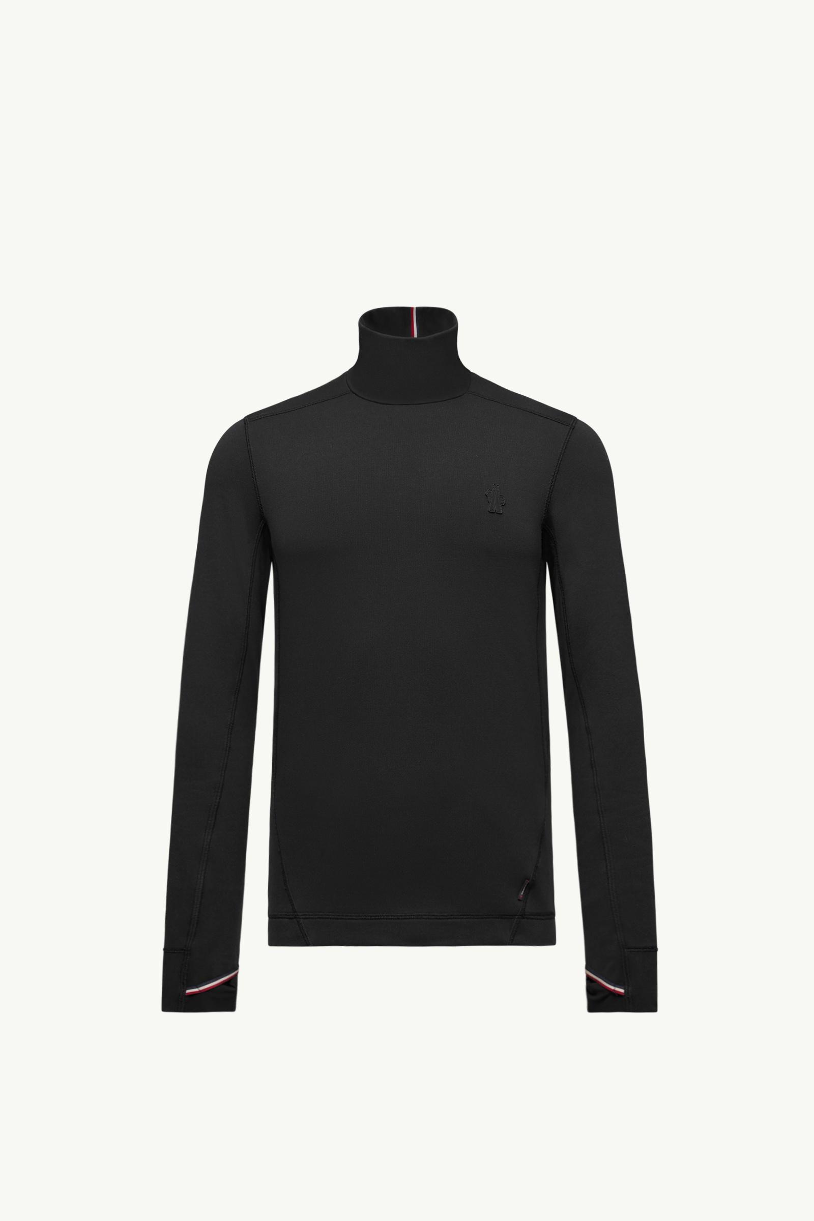 Black Polartec® Turtleneck - Mid-Layers for Men | Moncler US