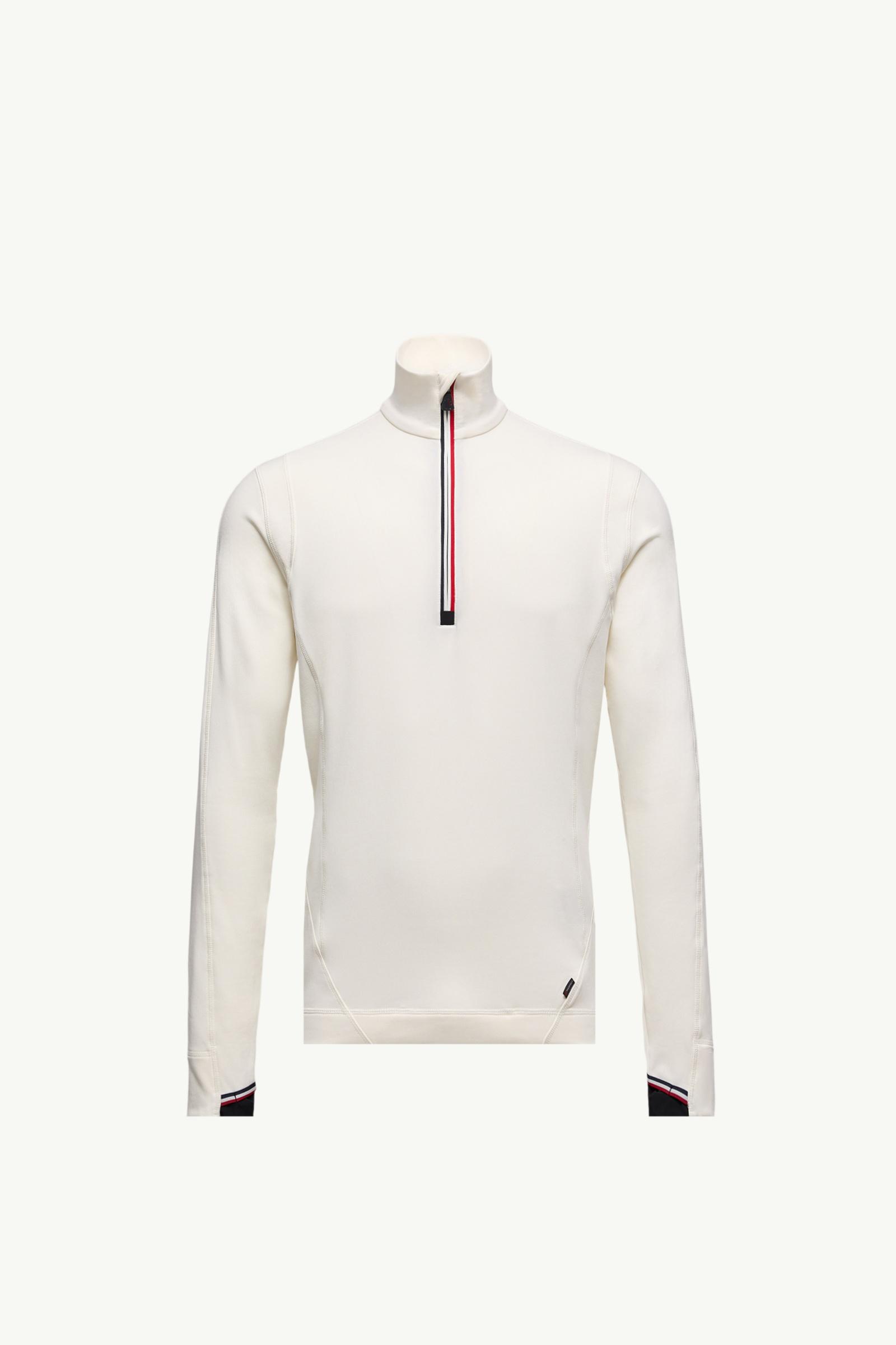 Felpa in Polartec® a Mezza Zip Uomo Bianco Moncler, 1 of 0