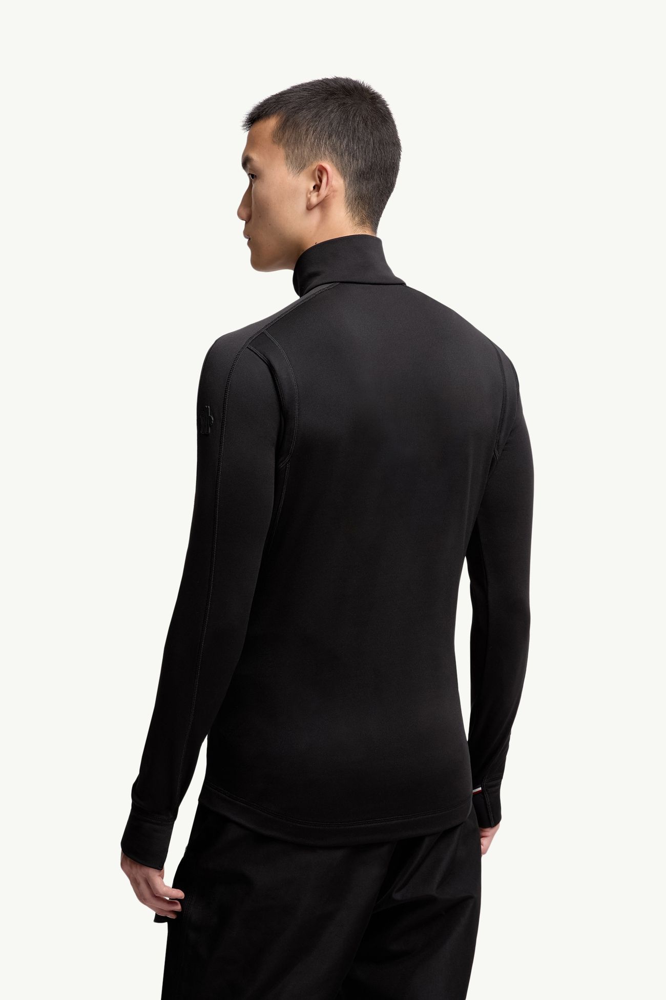 Polartec® Sweatshirt mit kurzem Reißverschluss Herren Schwarz Moncler 4