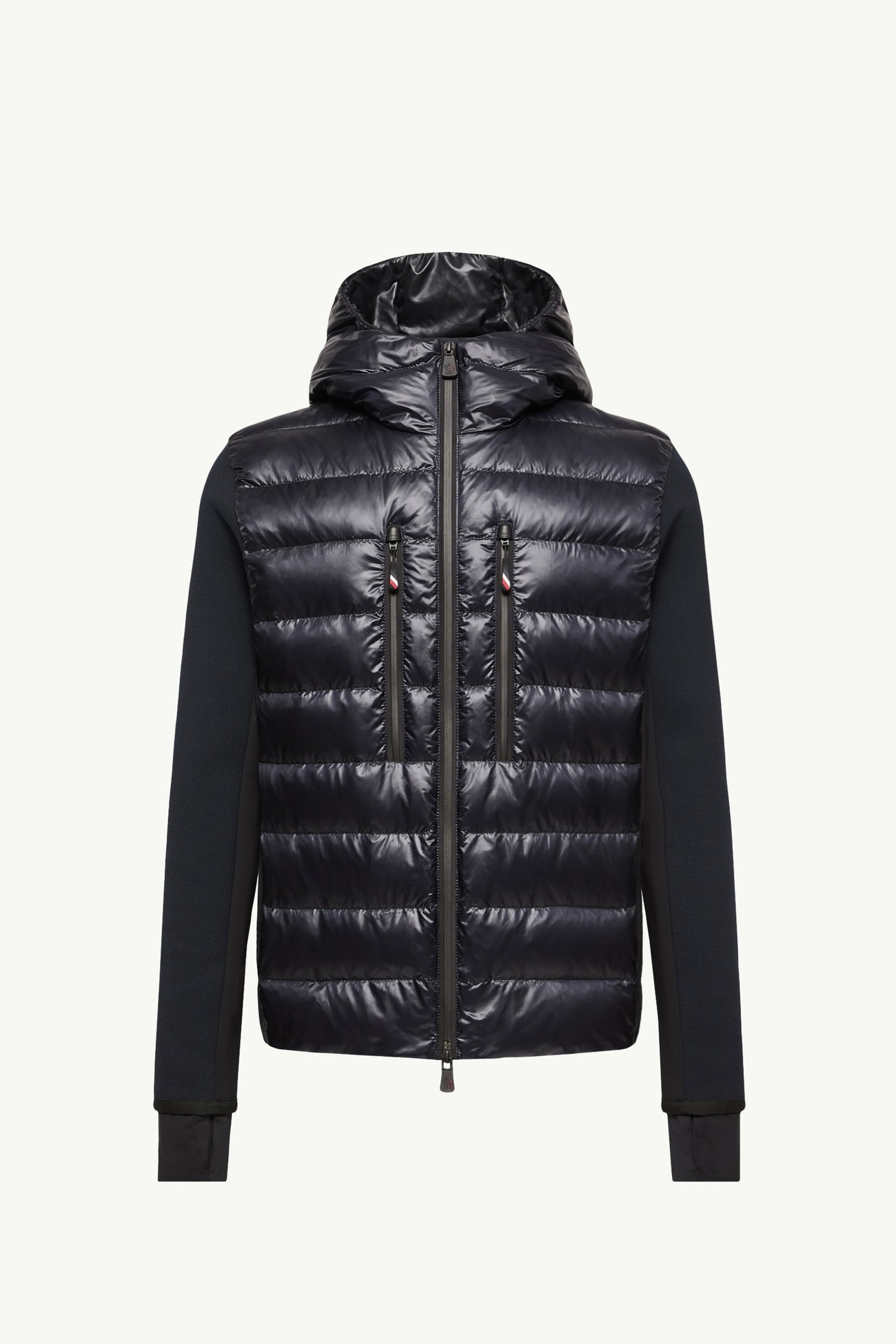 Cárdigan acolchado con capucha y cremallera Hombre Azul marino Moncler 2