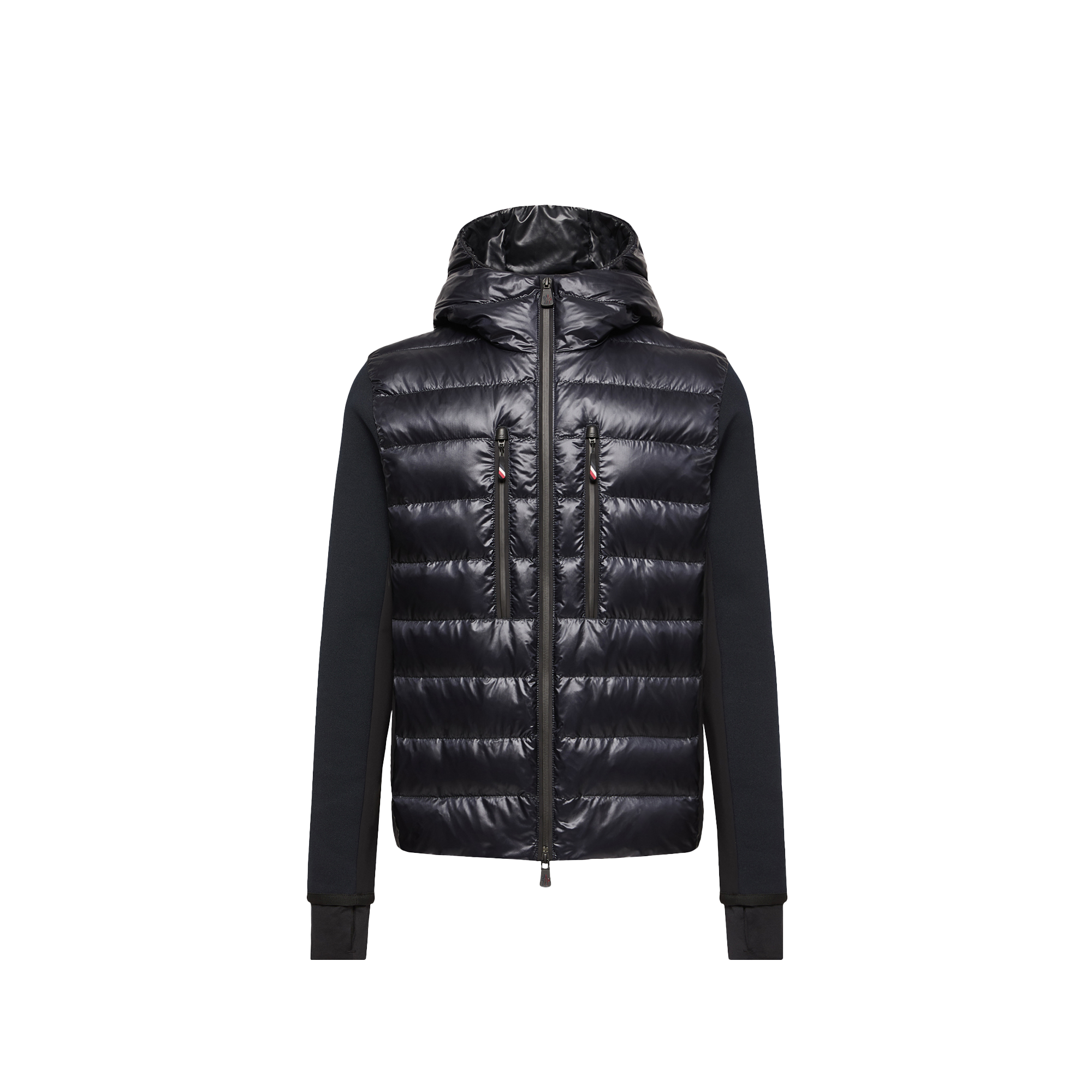 Grenoble    Padded Zip-Up Hoodie for Men in Blue, Size: M, Moncler