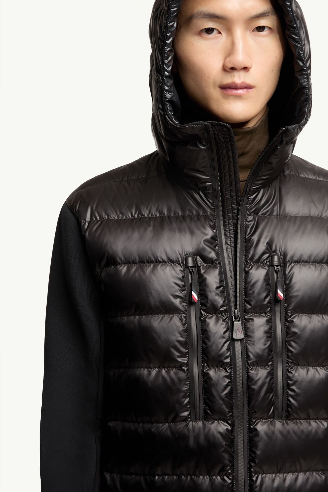 男士加衬拉链连帽卫衣 男士 黑色 Moncler 5