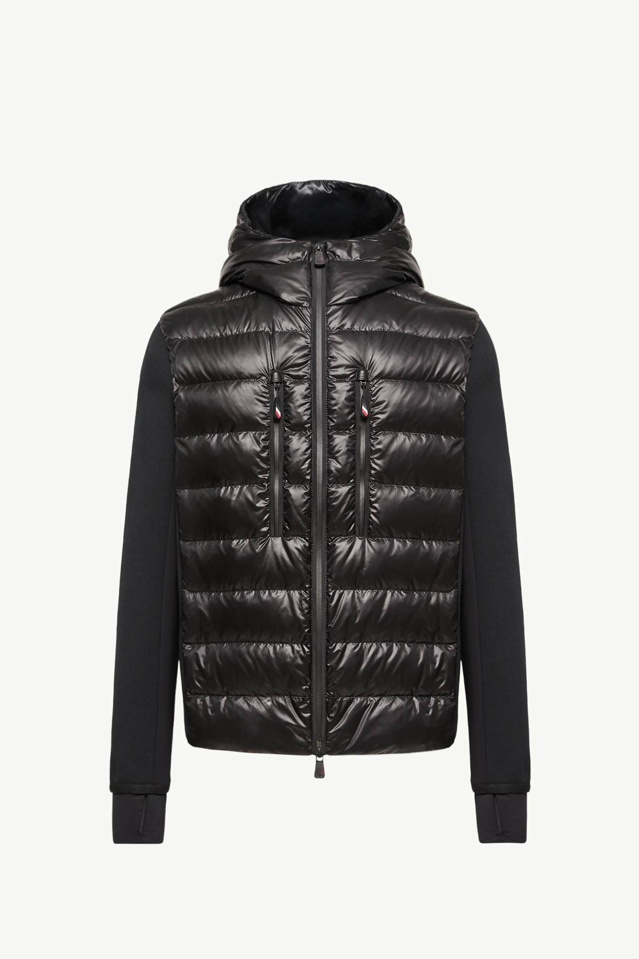 夾層拉鏈連帽衫 男士 黑色 Moncler 2