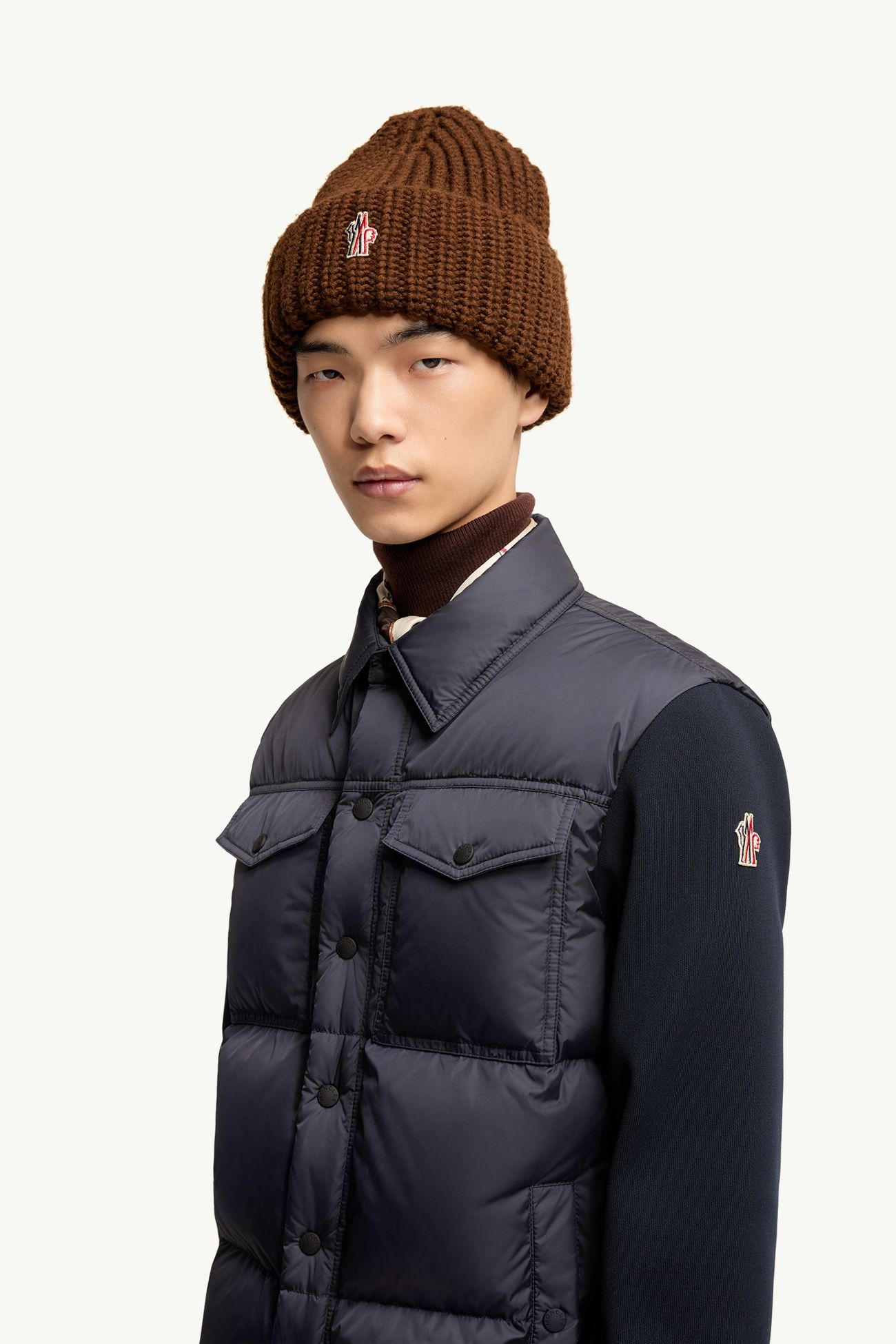 男士加衬拉链开衫 男士 海军蓝色 Moncler 1