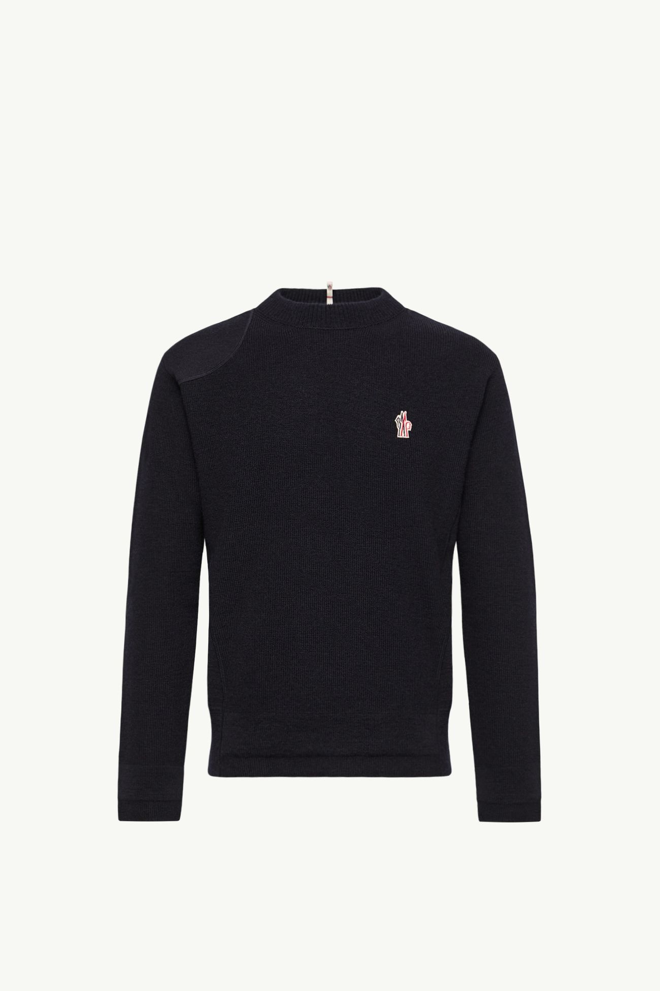 Logo Wool Jumper Men Dark Blue Moncler 2