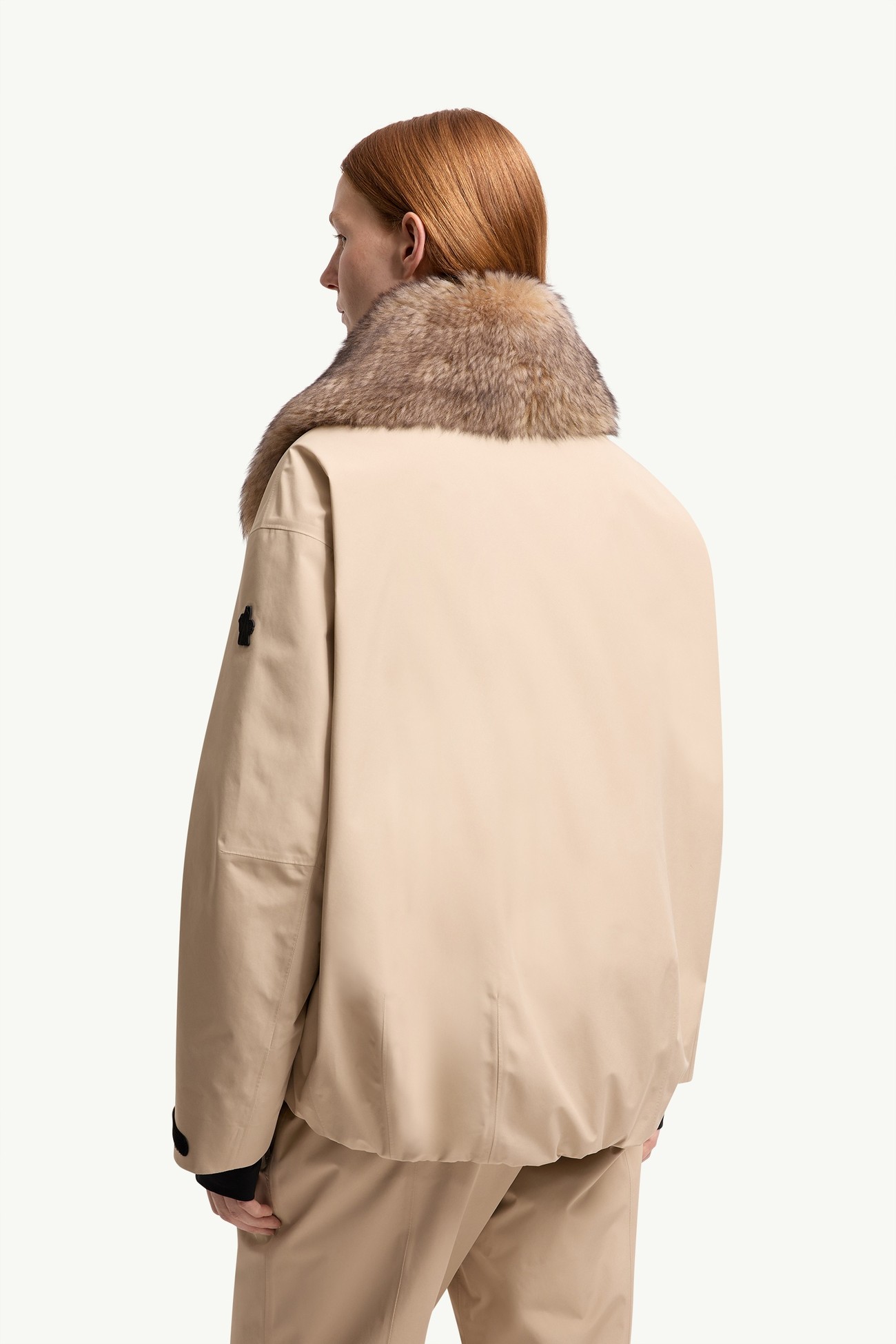 Caurel GORE-TEX® Shearling-Trimmed Insulated Ski Jacket Women Beige Moncler 4