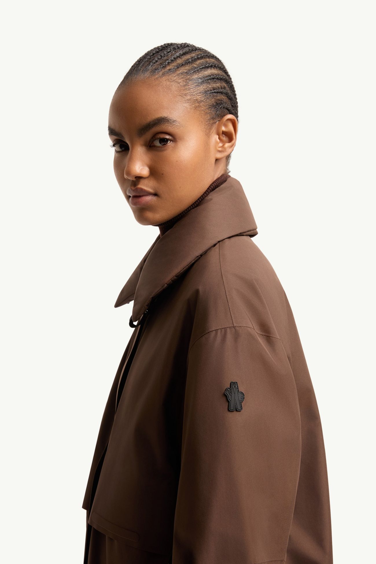 Veste de ski isolante Caurel en GORE-TEX® à bordures en shearling Femmes Marron Moncler 1