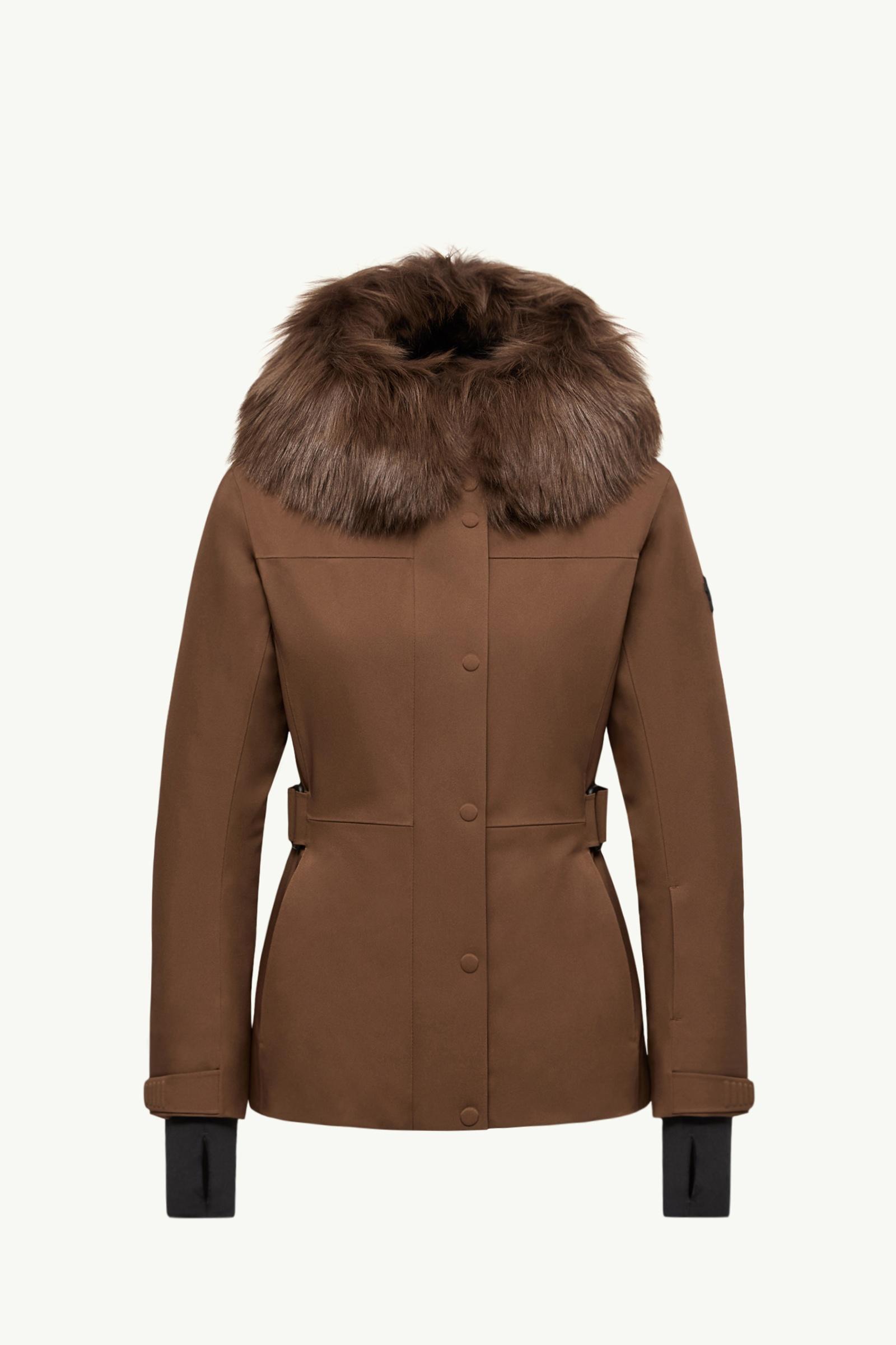 Giacca Da Sci Loira Imbottita con Cappuccio Donna Marrone Moncler, 1 of 0