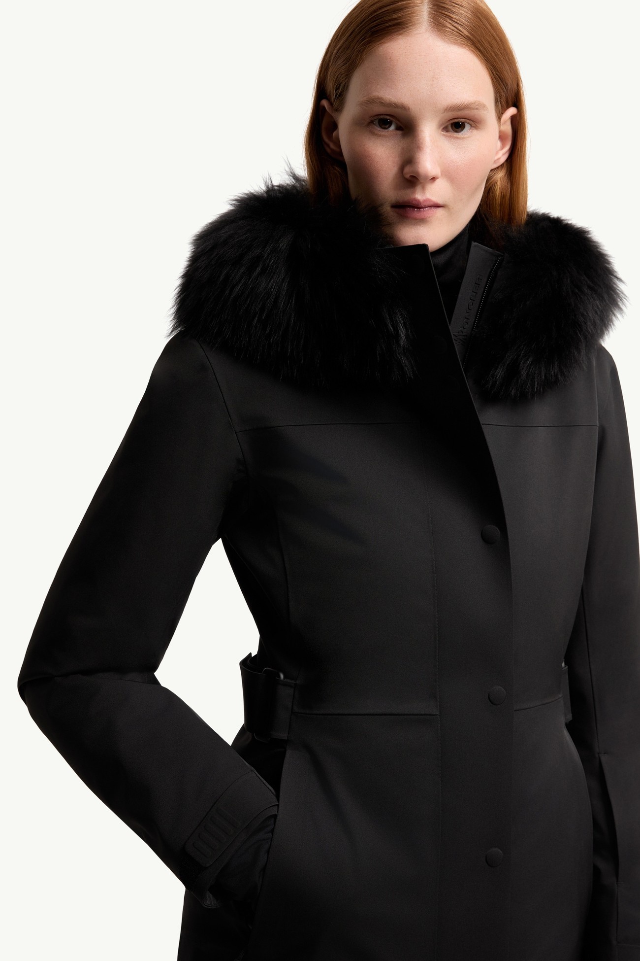 Loira gesteppte Skijacke mit Kapuze Damen Schwarz Moncler 6