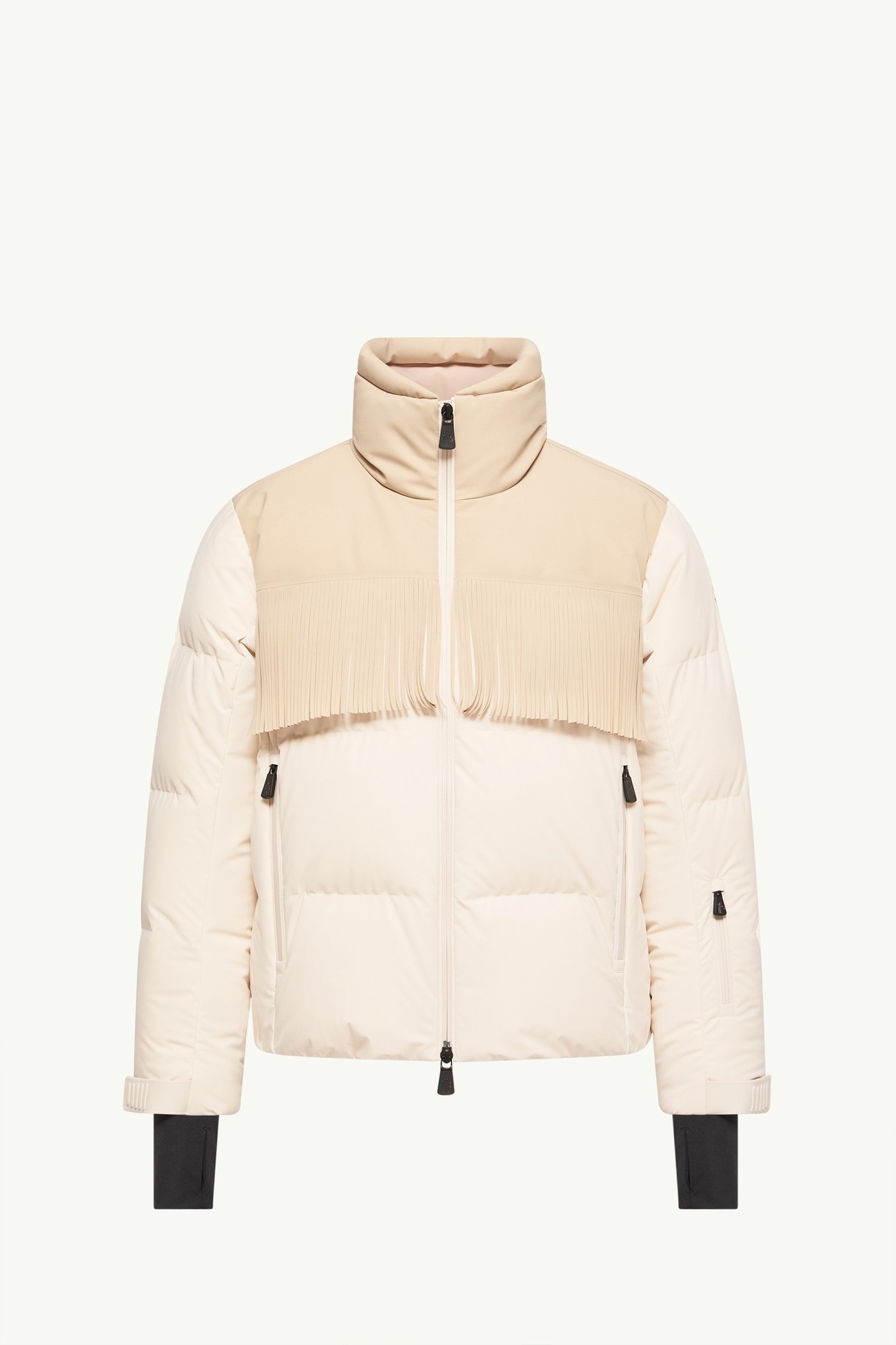 Veste de ski isolante à franges Bessin Femmes Beige Clair Moncler 2