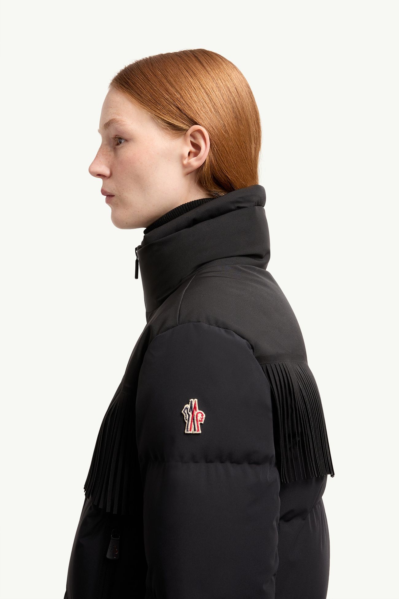 Bessin流蘇保暖滑雪外套 女士 黑色 Moncler 1