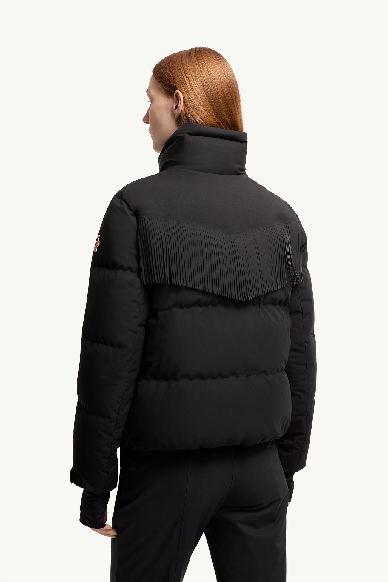 Veste de ski isolante à franges Bessin Femmes Noir Moncler 4