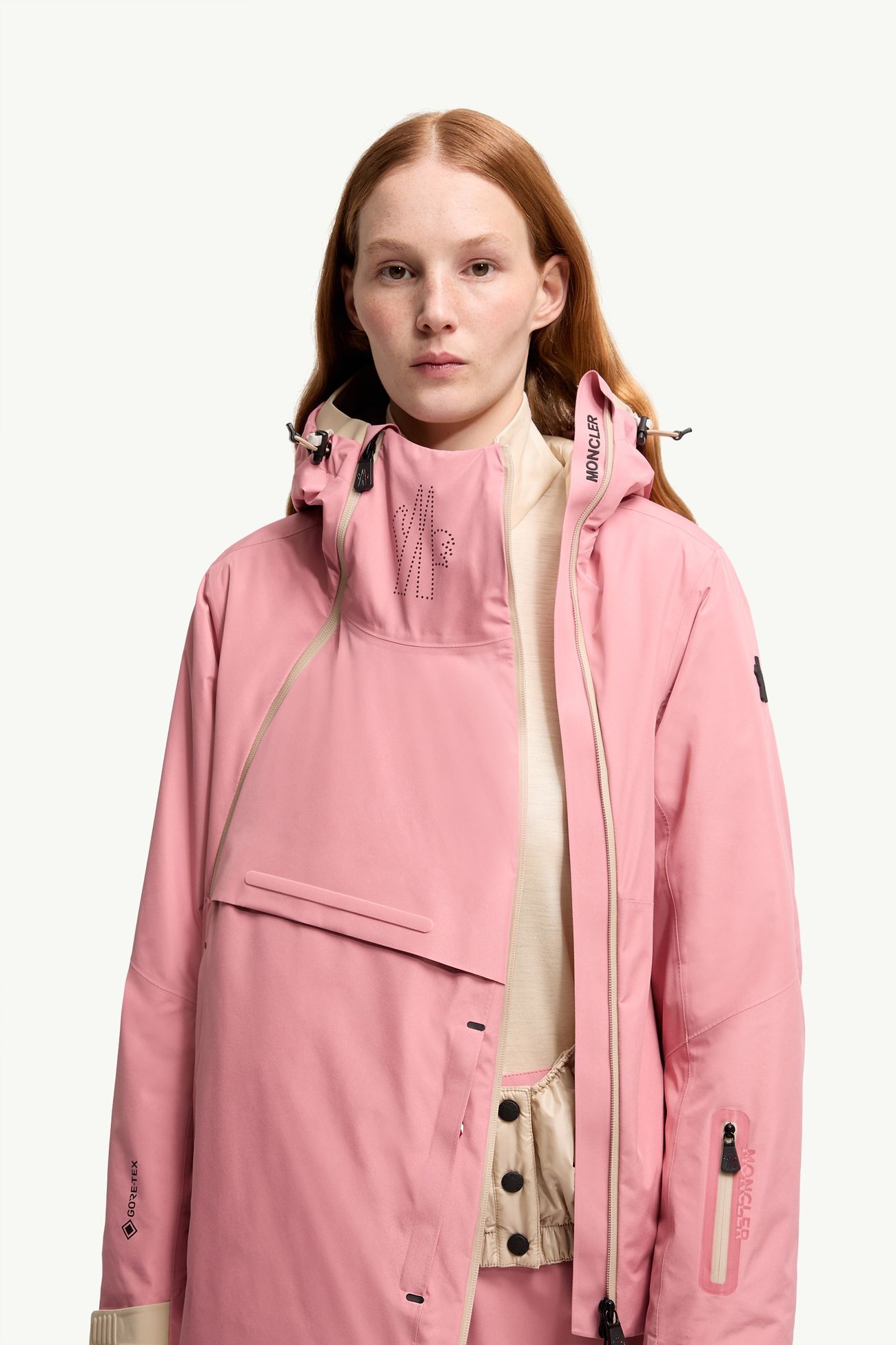 Giacca da sci Ampay imbottita in GORE-TEX® con cappuccio Donna Rosa Moncler 5