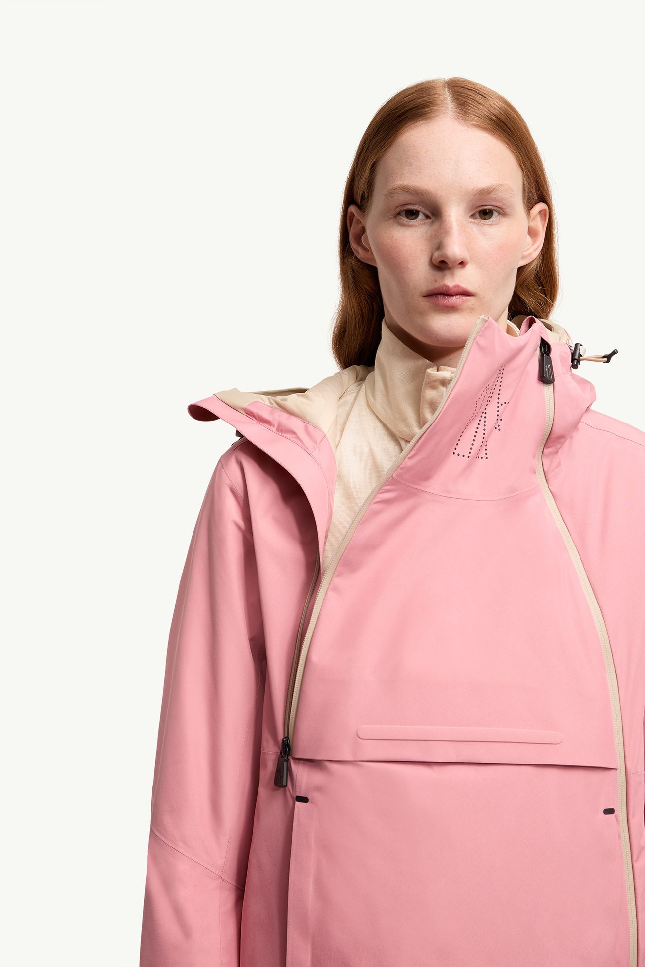 Ampay GORE-TEX®女士连帽加衬滑雪夹克外套 女士 粉红色 Moncler 6